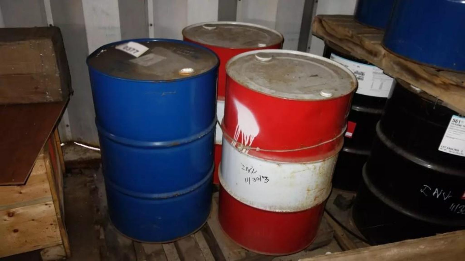 1 PALLET OF TRANSFORMER OIL BARRELS