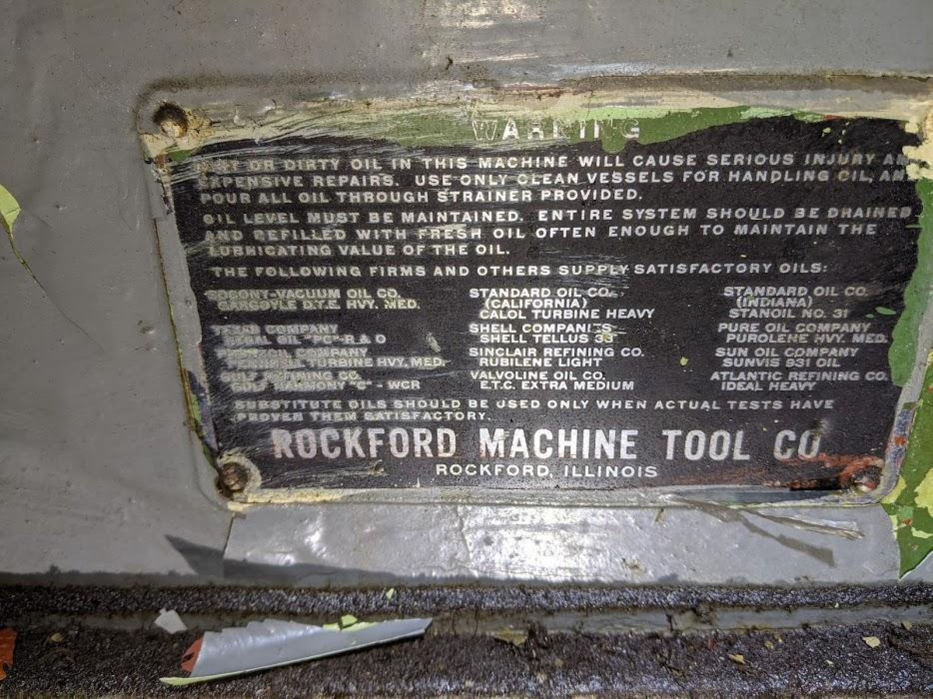 ROCKFORD SHAPER FOR PARTS ONLY - Image 3 of 7