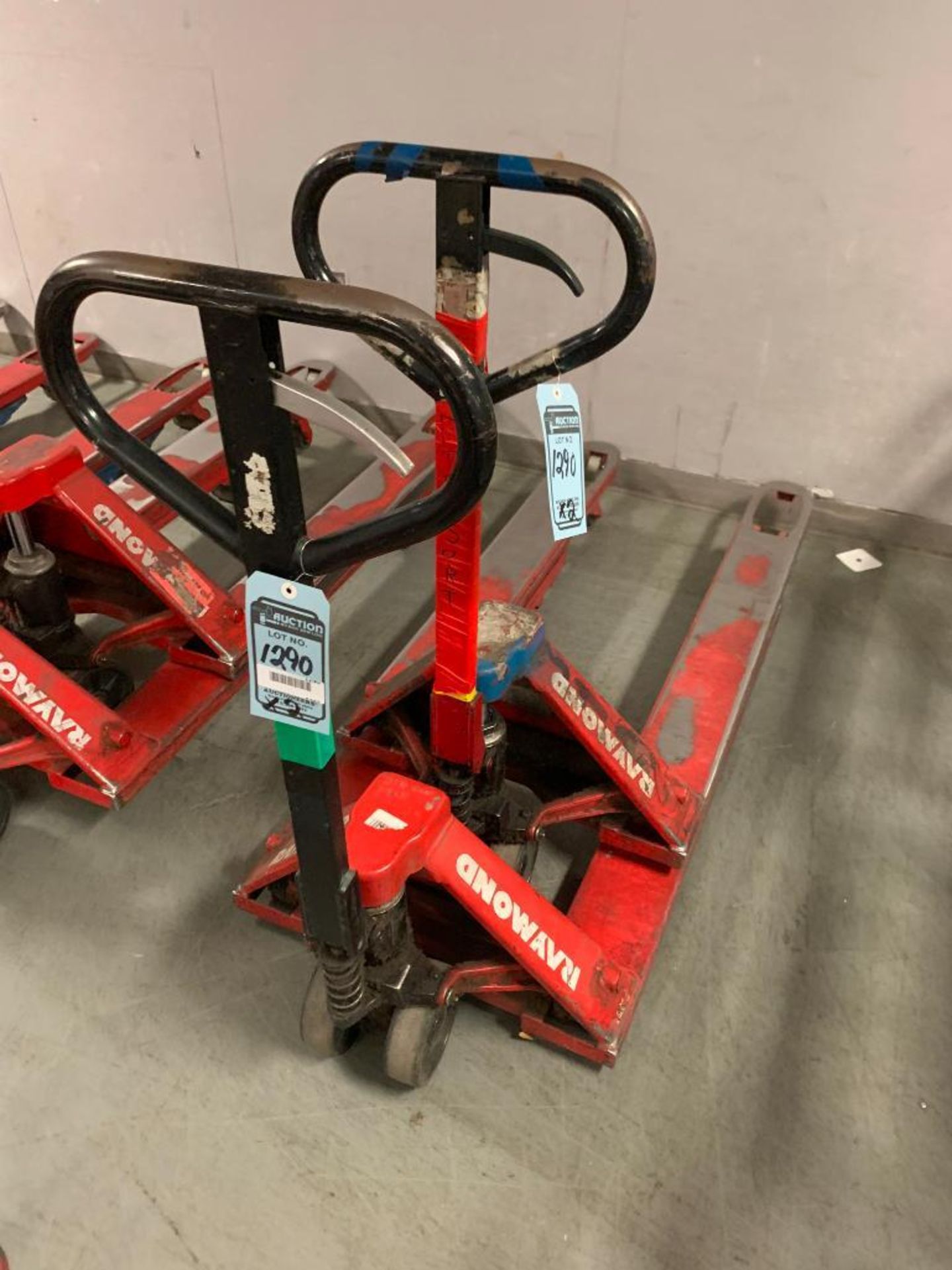 (2) RAYMOND 5,500 LB. PALLET JACKS