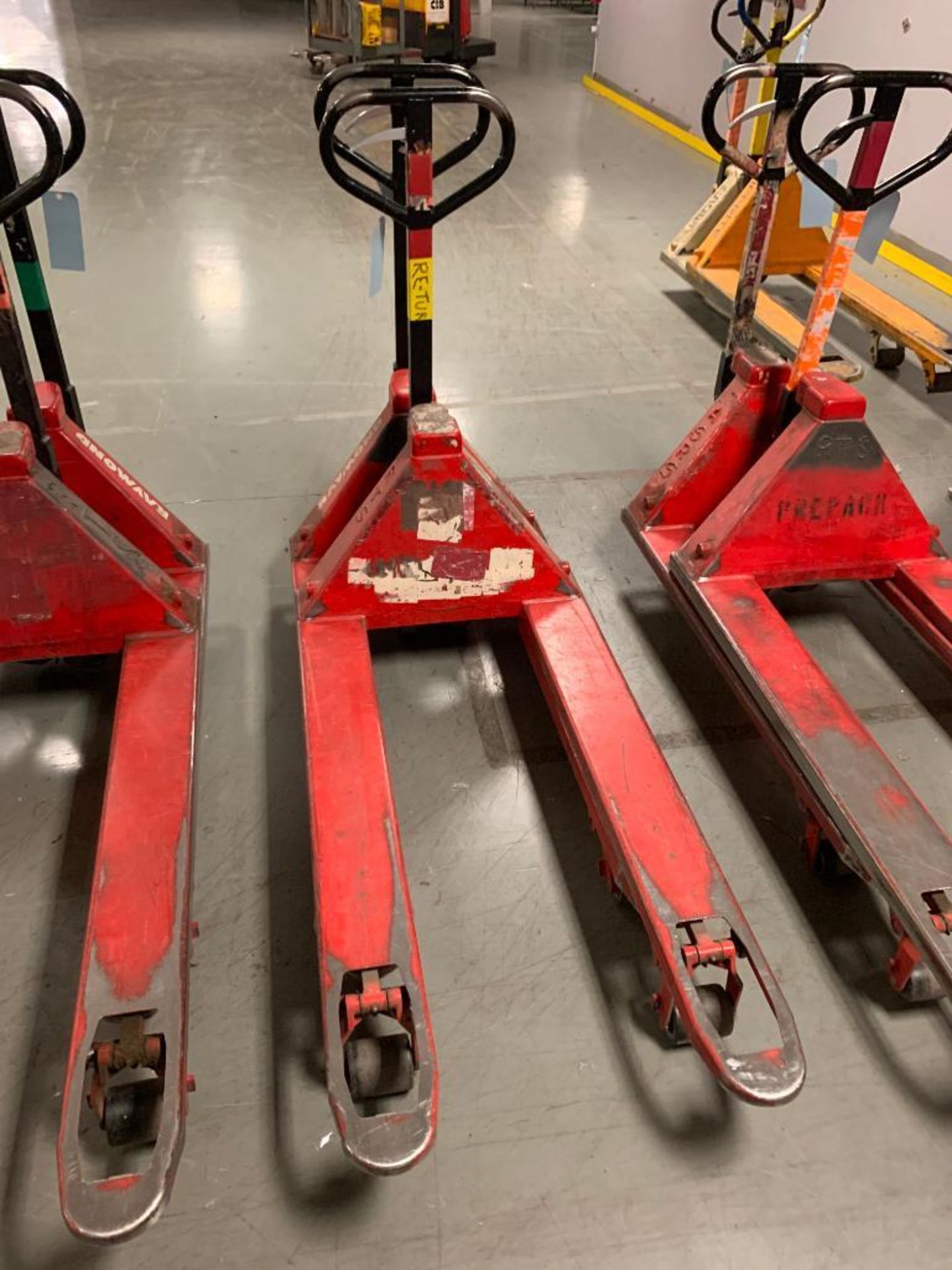 (2) RAYMOND 5,500 LB. PALLET JACKS