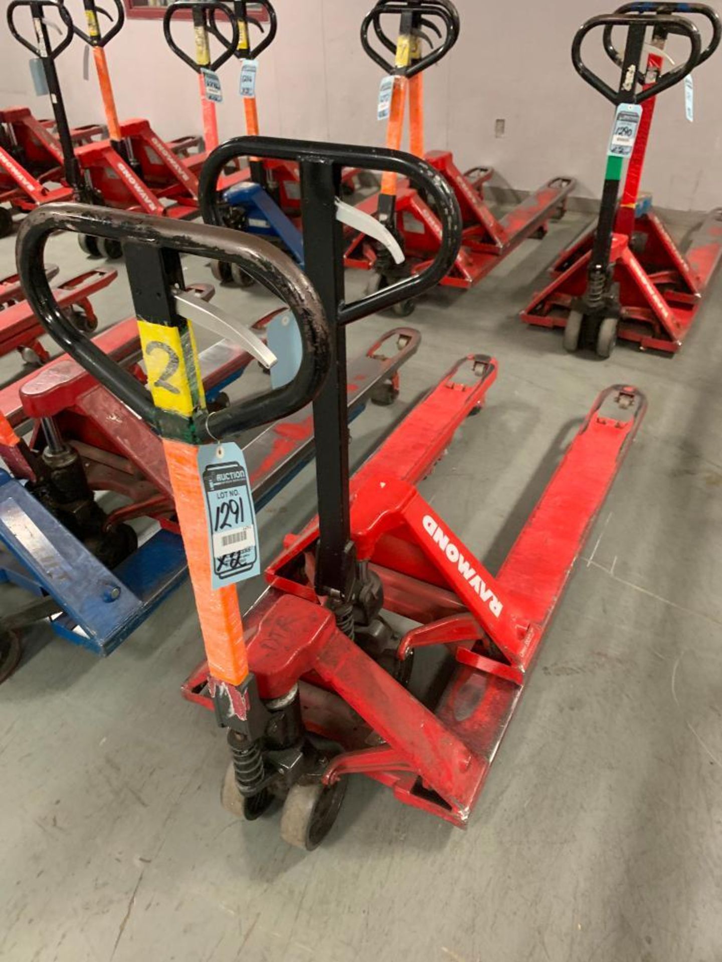 (2) RAYMOND 5,500 LB. PALLET JACKS