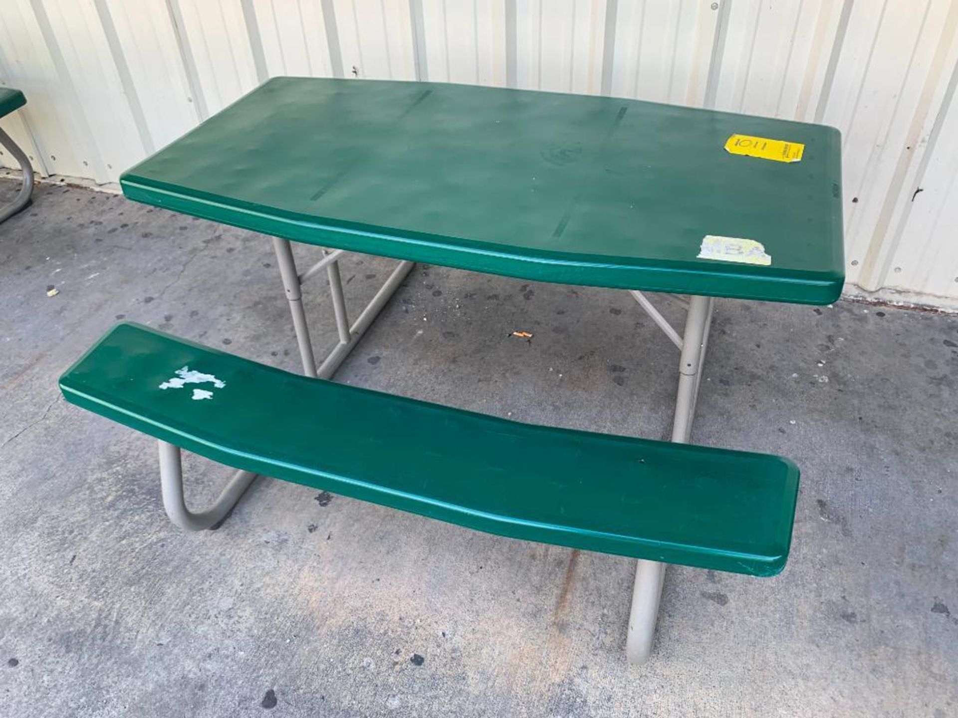 (6) FOLDING PICNIC TABLES: (5) 56'' X 30'', (1) 72'' X 30'', (1) TRASH CAN - Image 2 of 6