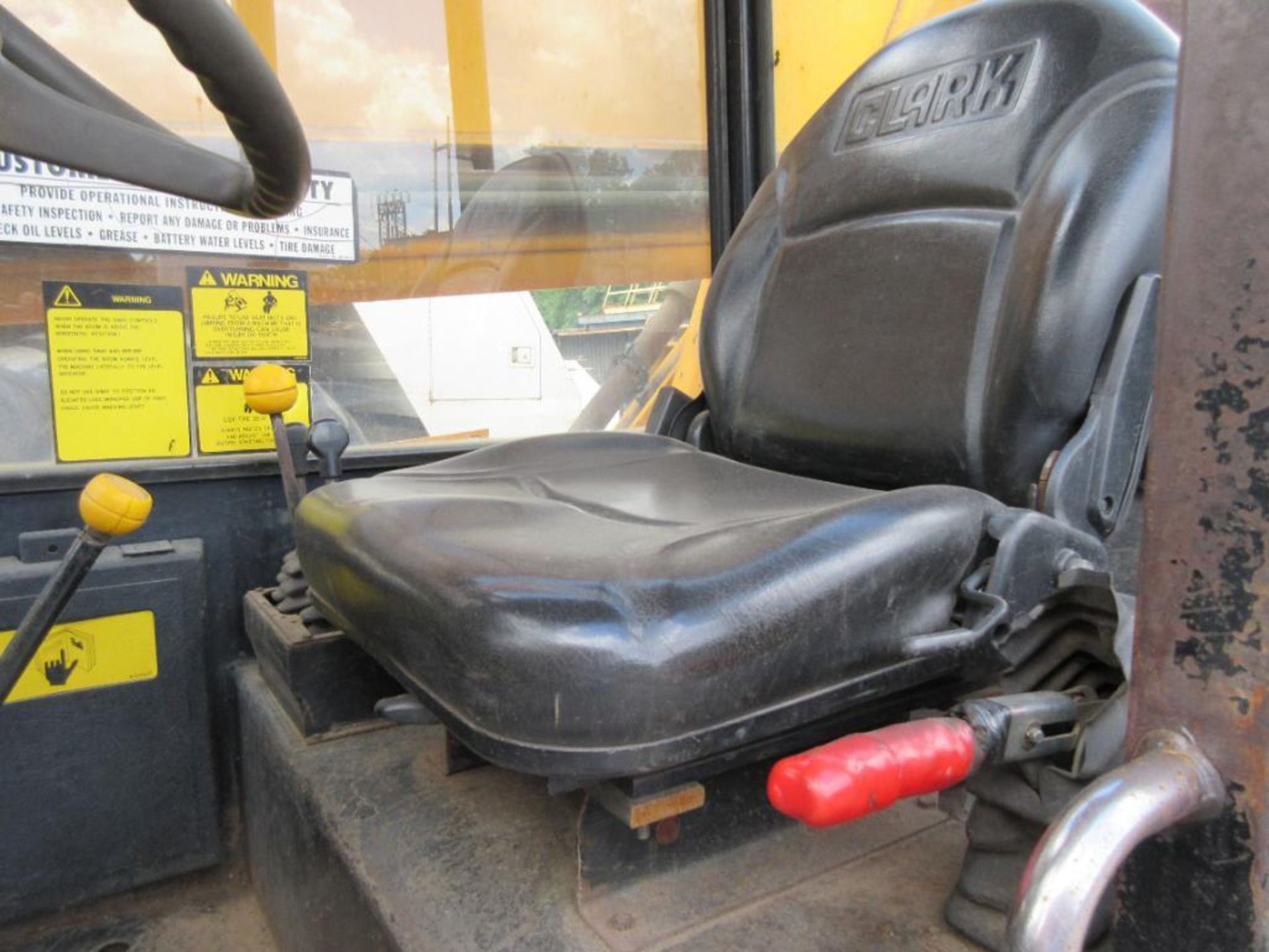 JCB 508C TELEHANDLER, 1300X24 SOLID TIRES, 8,000 LB. CAPACITY, VIN# SLP508COYE0586843, 4-WHEEL - Image 6 of 6