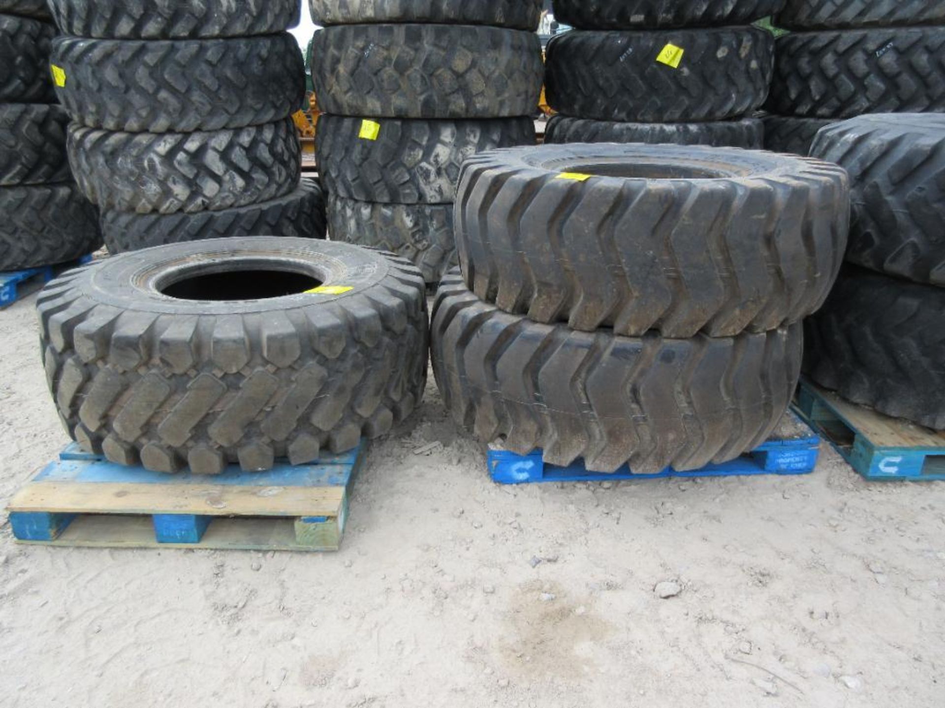 (3) 20.5-25 LOADER TIRES