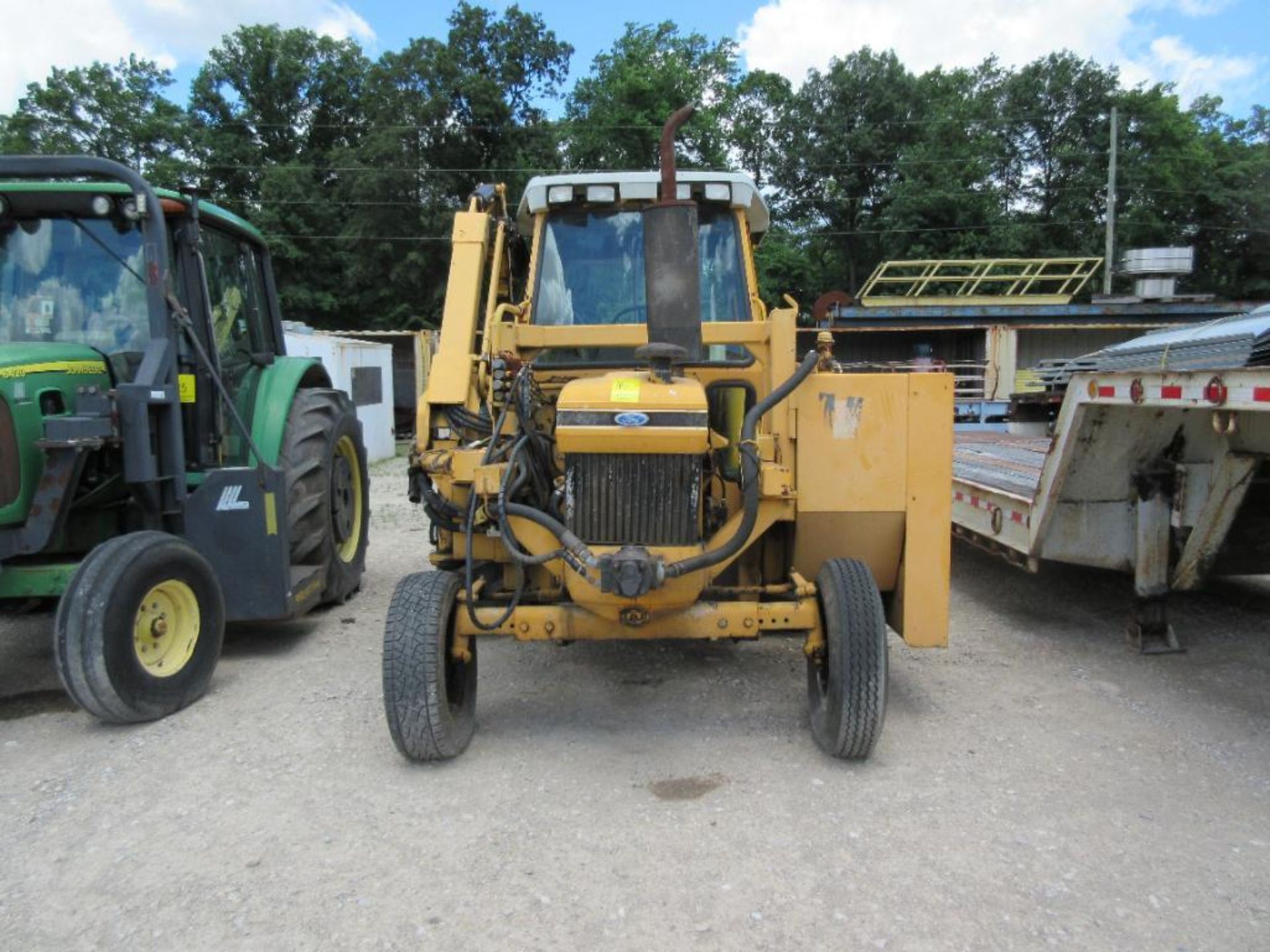 FORD 6610 TRACTOR WITH ALAMO A-BOOM 02590 SIDE ARM MOWER, 3,753 HOURS