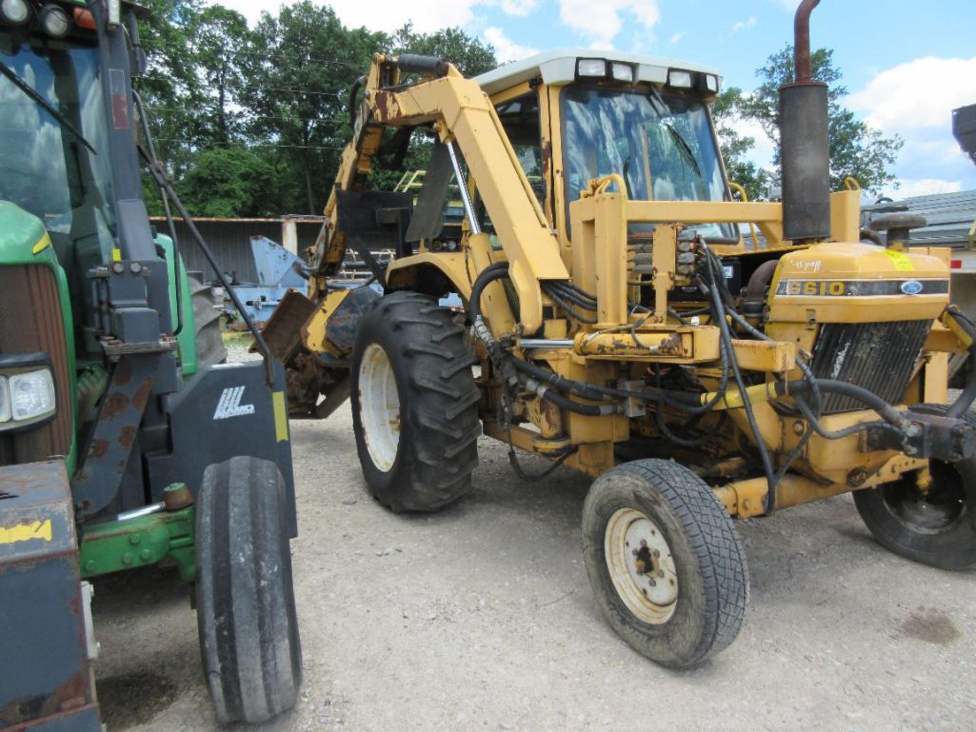 FORD 6610 TRACTOR WITH ALAMO A-BOOM 02590 SIDE ARM MOWER, 3,753 HOURS - Image 2 of 6