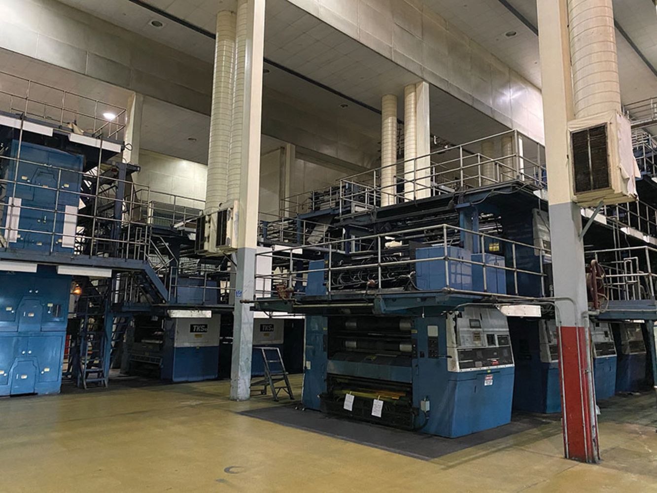 COLUMBUS DISPATCH - (4) TKS M-72 Printing Presses Selling in One Lot