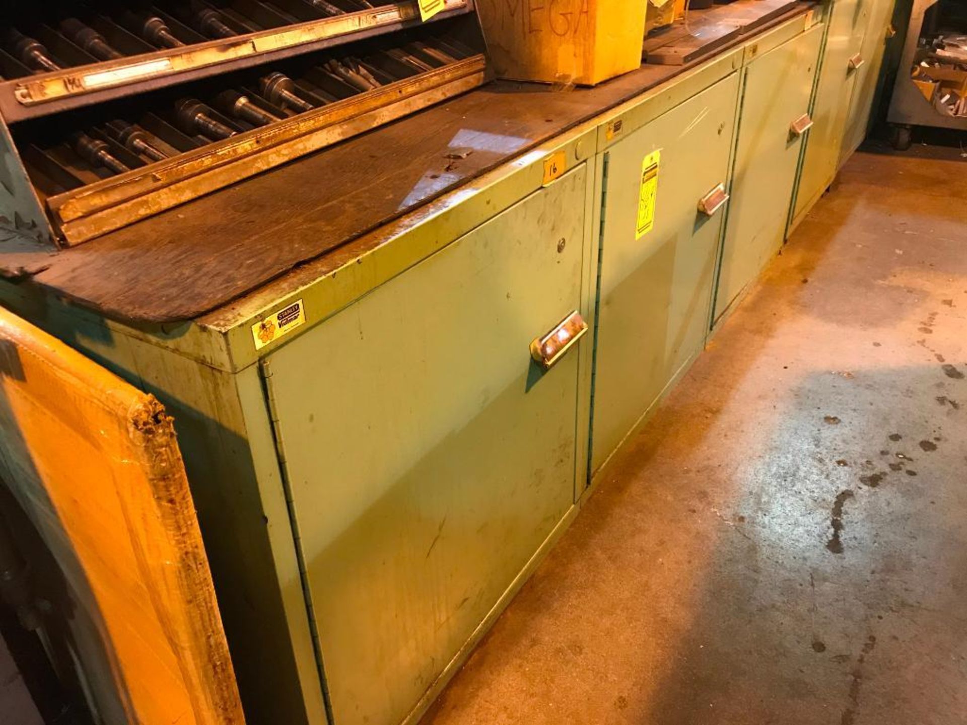 (3) VIDMAR CABINETS WITH ASSORTED TOOLING