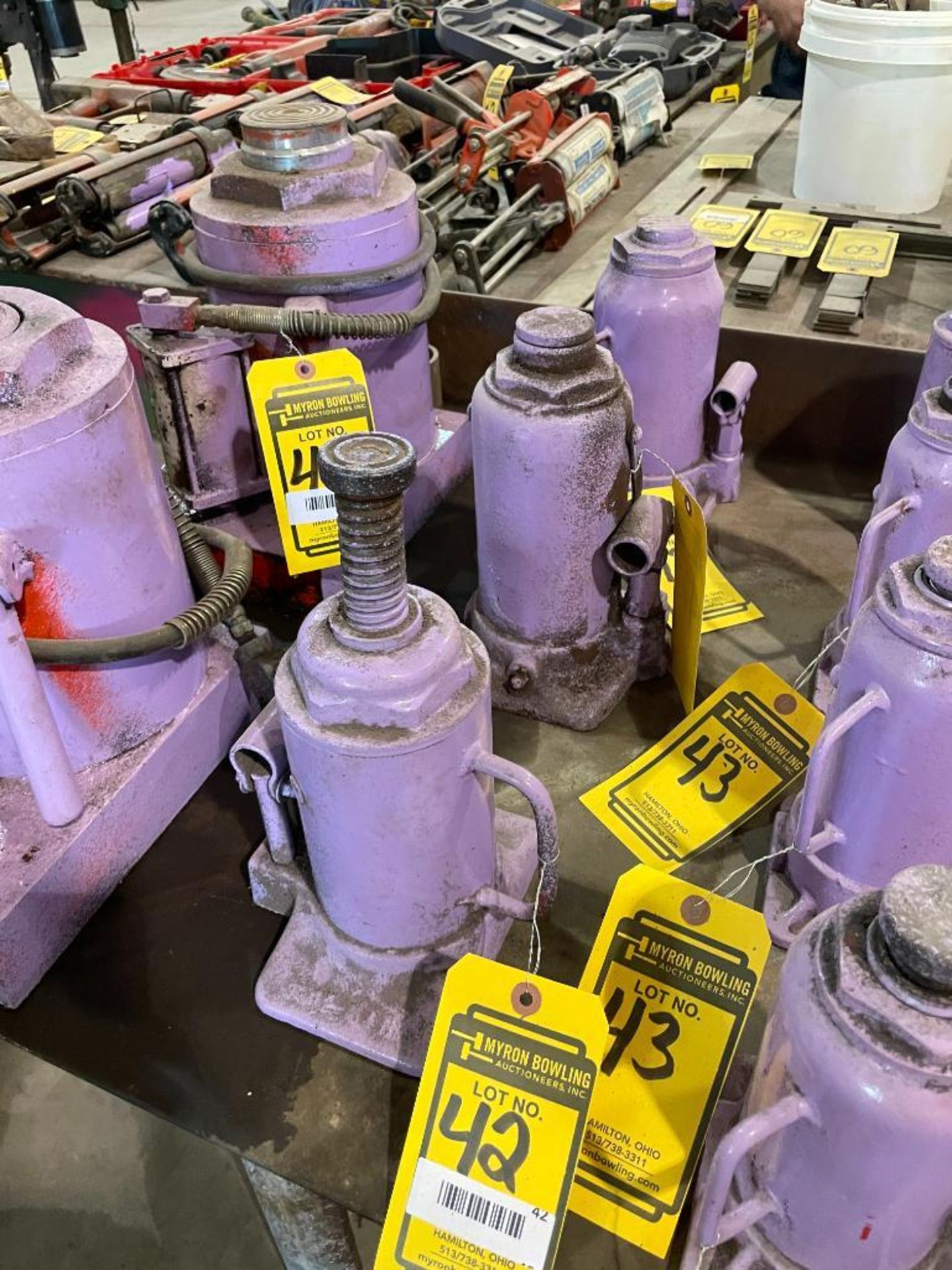 (2) 20-TON & (1) 12-TON BOTTLE JACKS