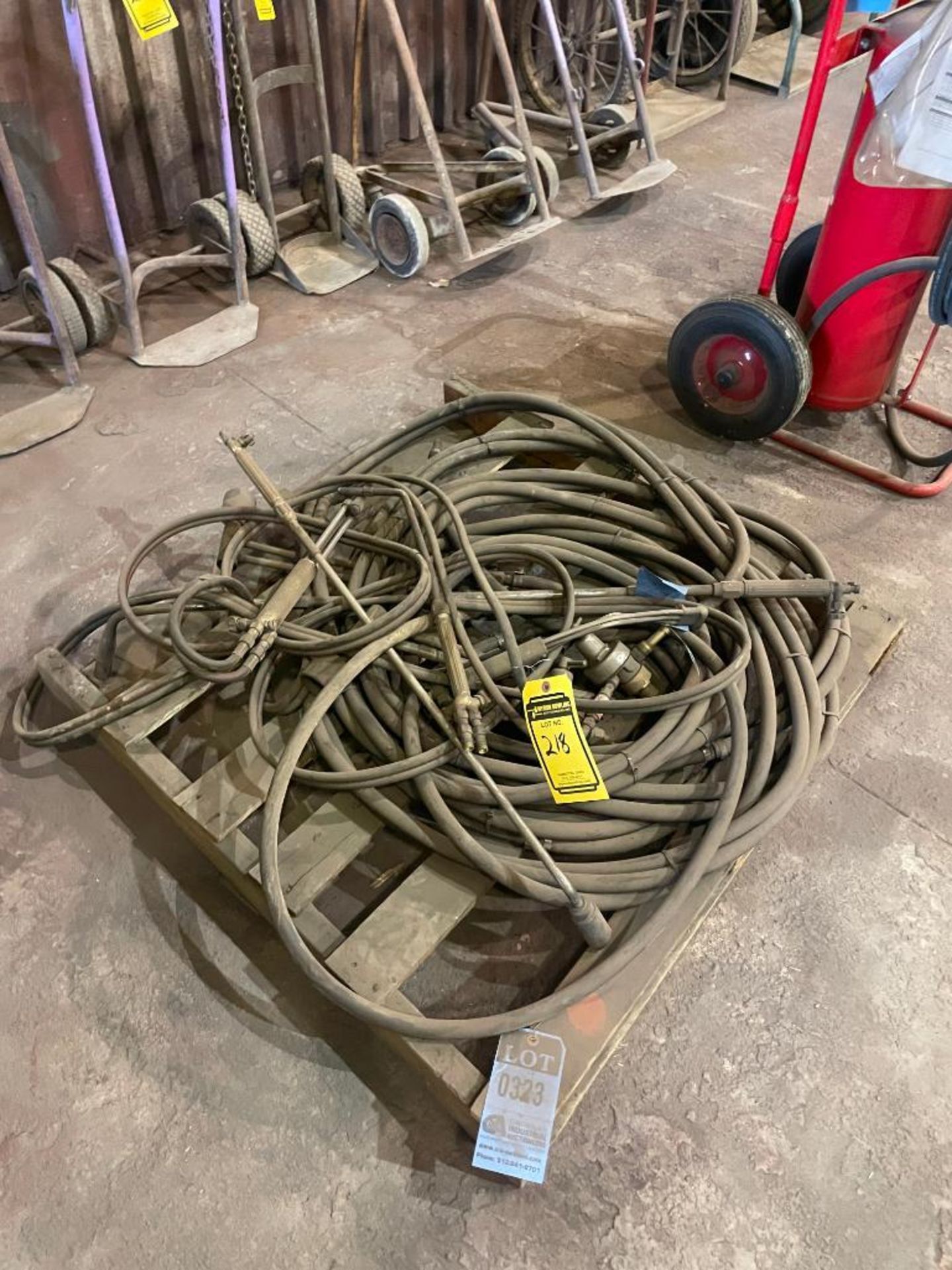 ASSORTED OXY-ACETYLENE HOSES AND TORCHES - Image 2 of 2