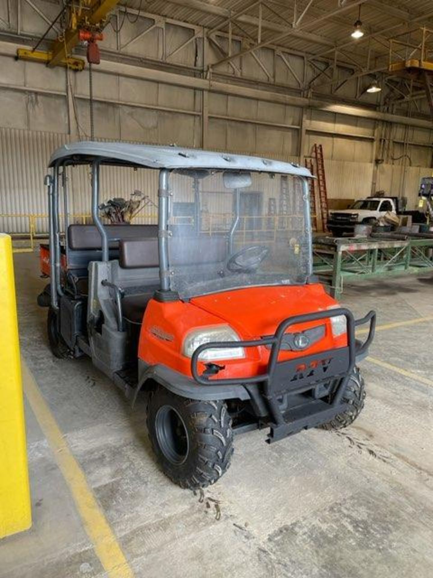 KUBOTA RTV1140 CPX DIESEL UTILITY VEHICLE, 2-ROW COLLAPSIBLE SEATING, CANOPY WITH FRONT