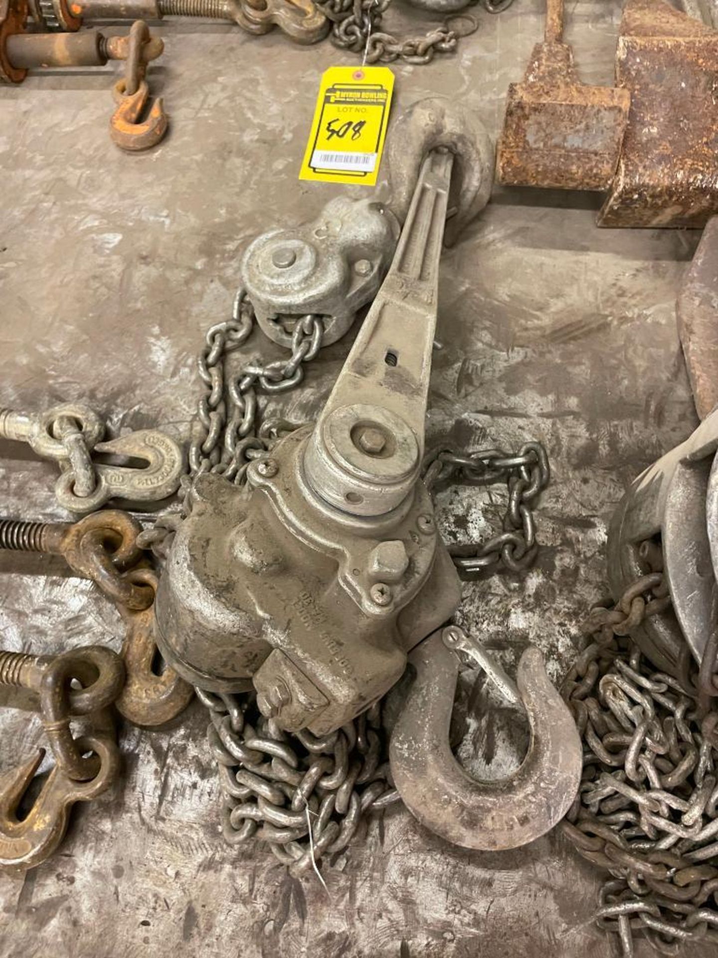 COFFING 3-TON CHAIN COME-ALONG