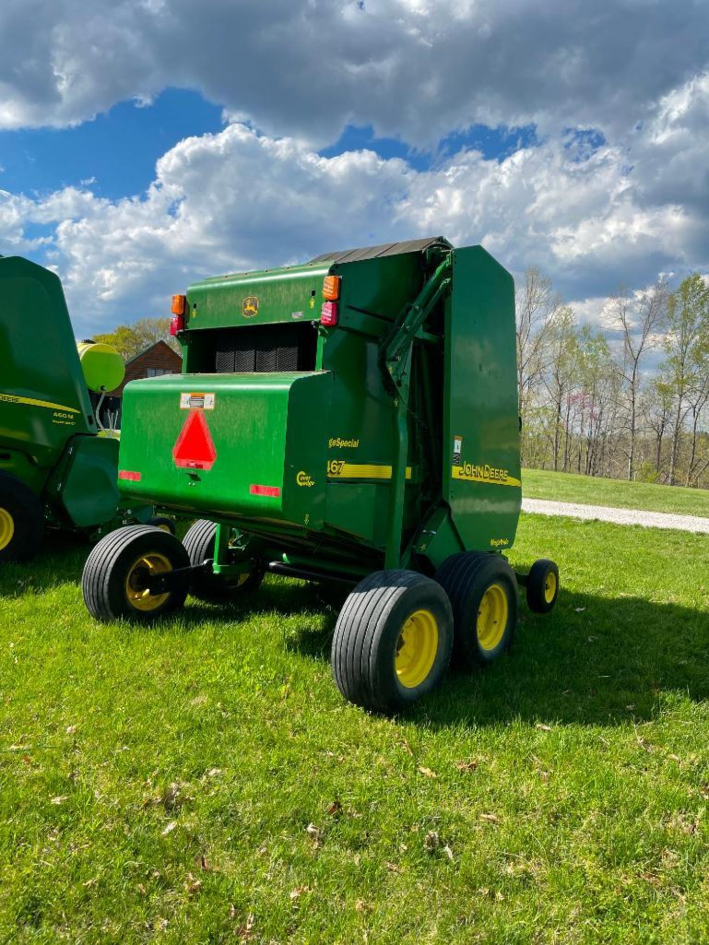 JOHN DEERE 467 SILAGE SPECIAL ROUND T/A HAY BALER, PTO, MEGA WIDE, JD DRO BALER CONTROL/COUNTER, - Image 3 of 4