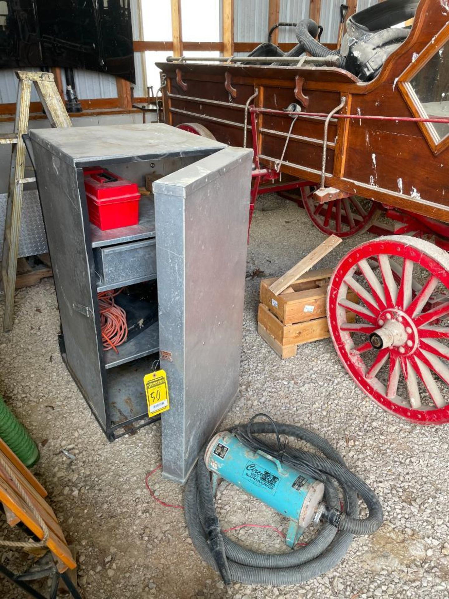 HEAVY DUTY TACK BOX, AND CIRCUITEER II HOT BLOWER-DRYER