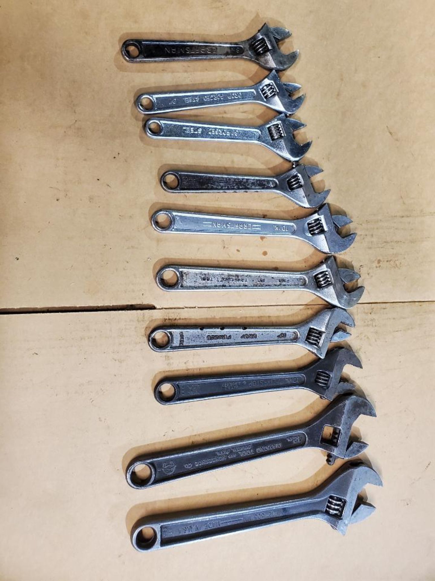 ASSORTED CRESCENT WRENCHES