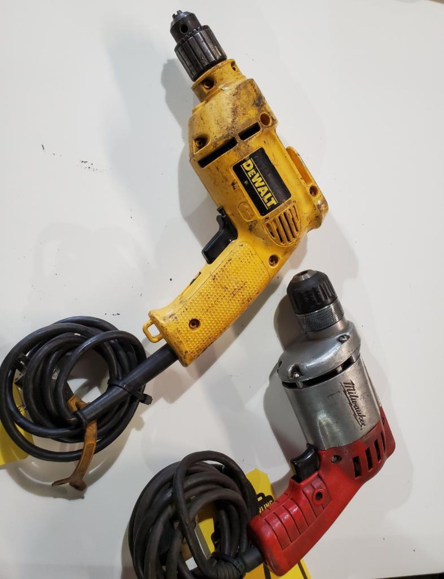 (2) VSR DRILLS, MILWAUKEE & DEWALT