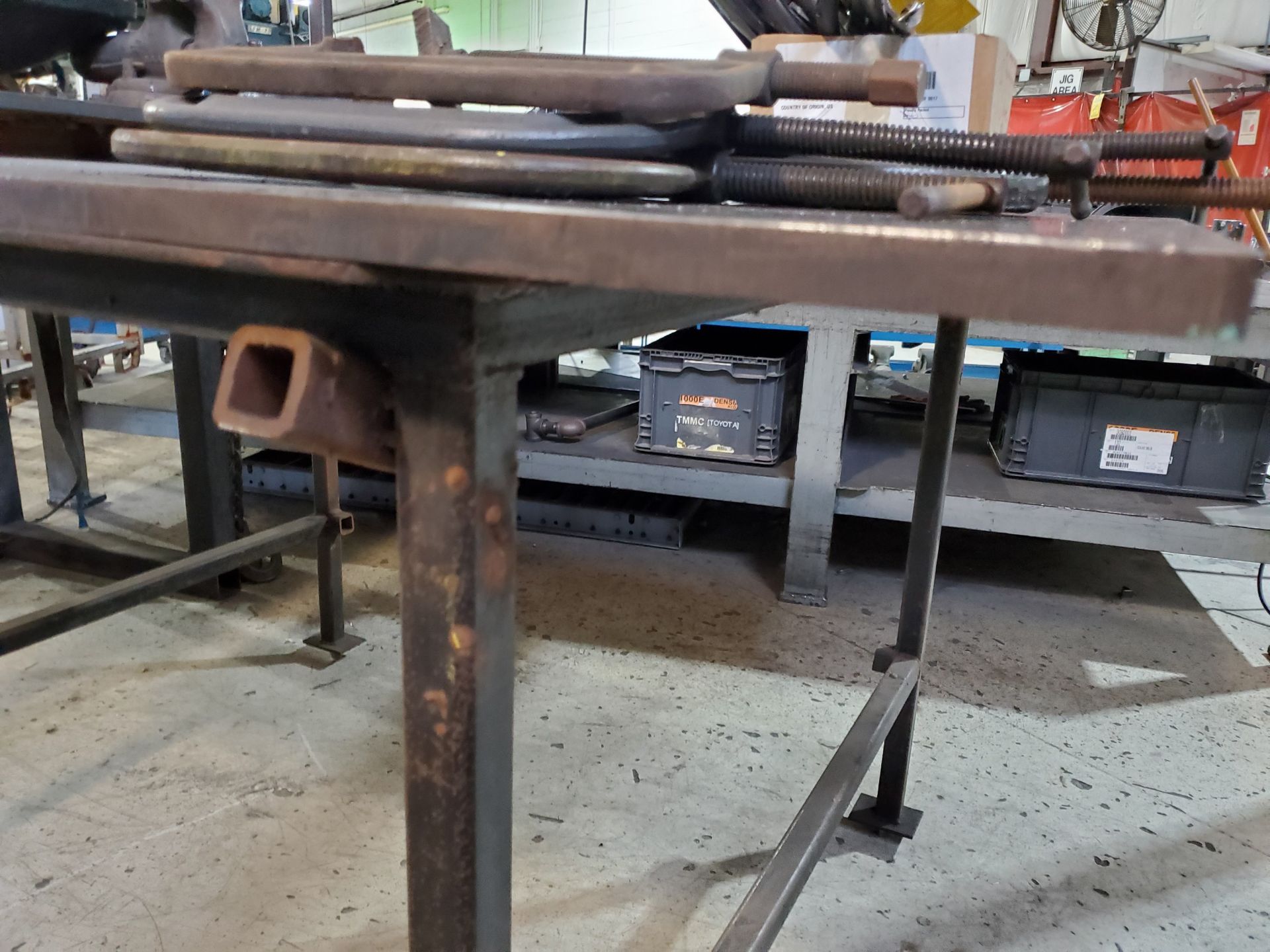 60'' X 48'' X 3/4'' STEEL WELDING TABLE - Image 3 of 4