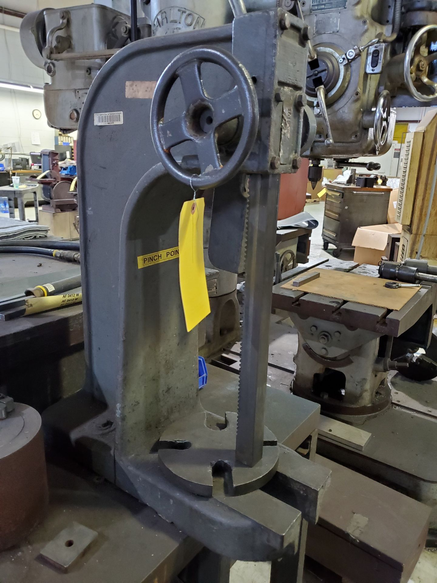 DAKE 1 1/2 B1 ARBOR PRESS, 7'' THROAT - Image 2 of 4