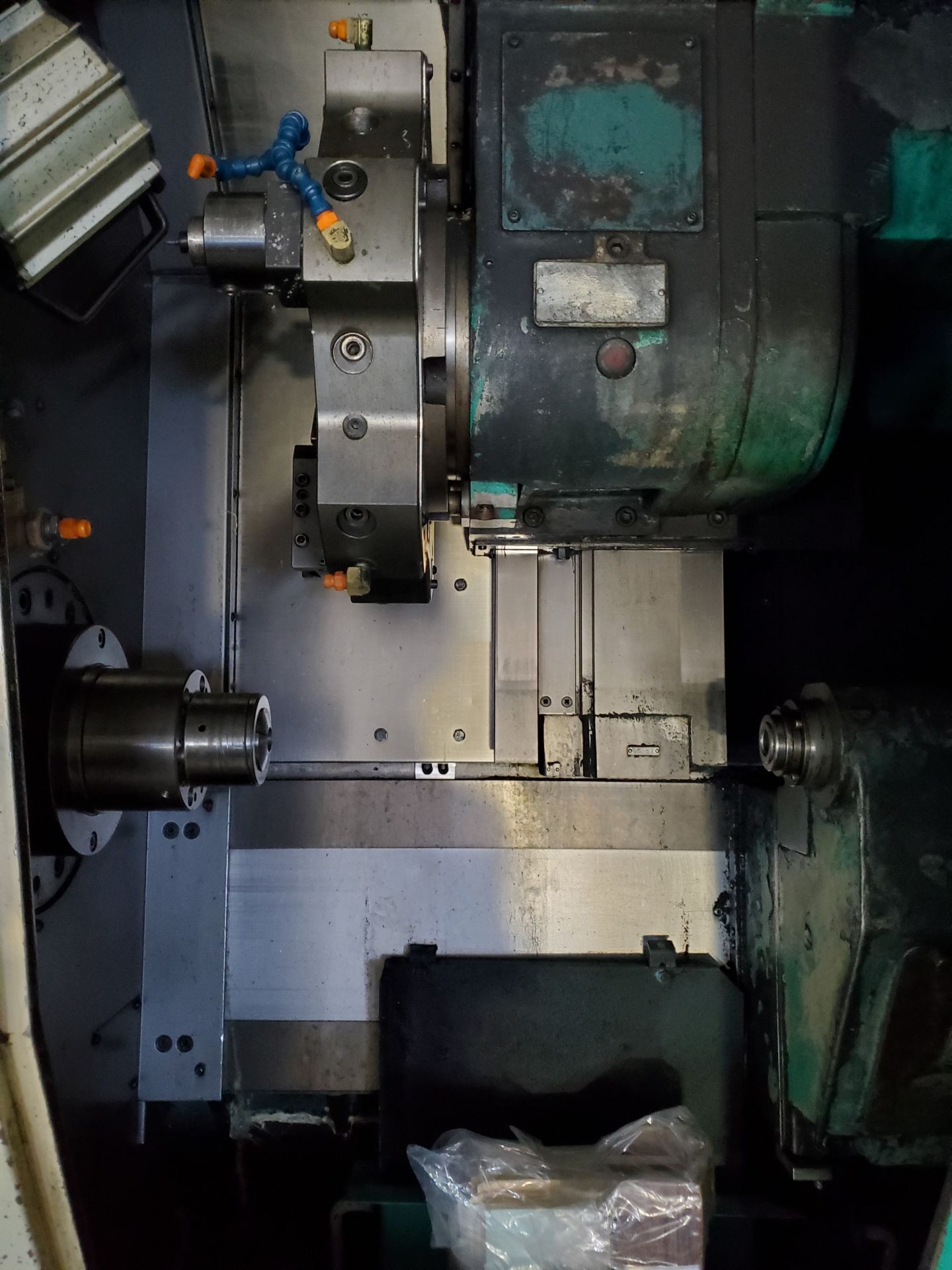 NAKAMURA TURNING CENTER, MODEL METHODS SLANT 1, S/N C20701, TAILSTOCK, 12-STATION TOOL TURRET, 2,183 - Image 4 of 9