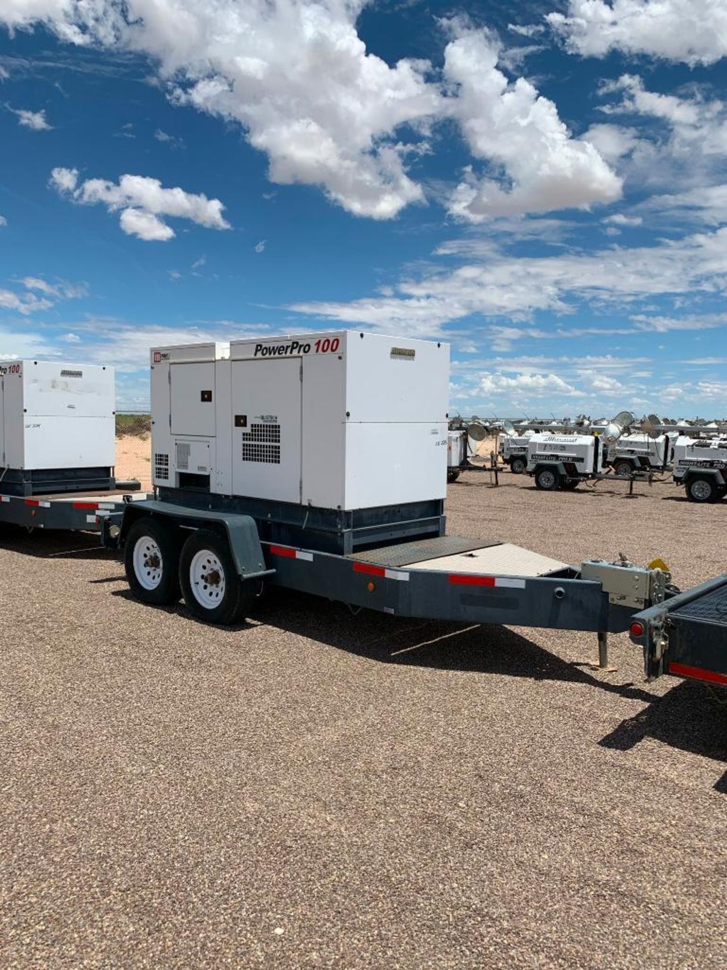 2013 MMD PG100DD 100 KVA TOWABLE GENERATOR, ISUZU DIESEL ENGINE, UNIT# NA-1538B10170, VIN# 5UABU1619 - Image 2 of 9