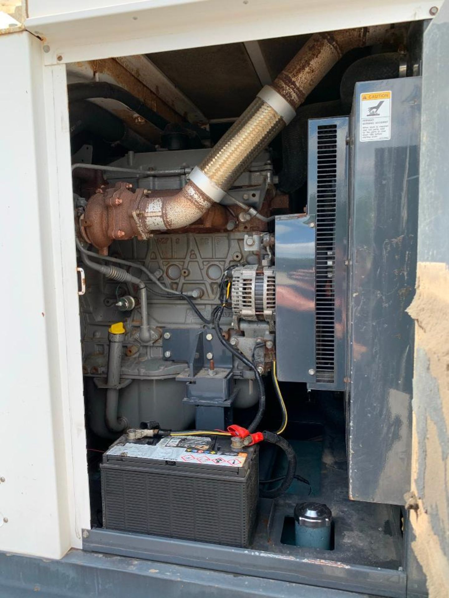 2013 MMD PG100DD 100 KVA TOWABLE GENERATOR, UNIT# NA-1538B10162, ISUZU DIESEL ENGINE, VIN# 5UABU1617 - Image 9 of 10