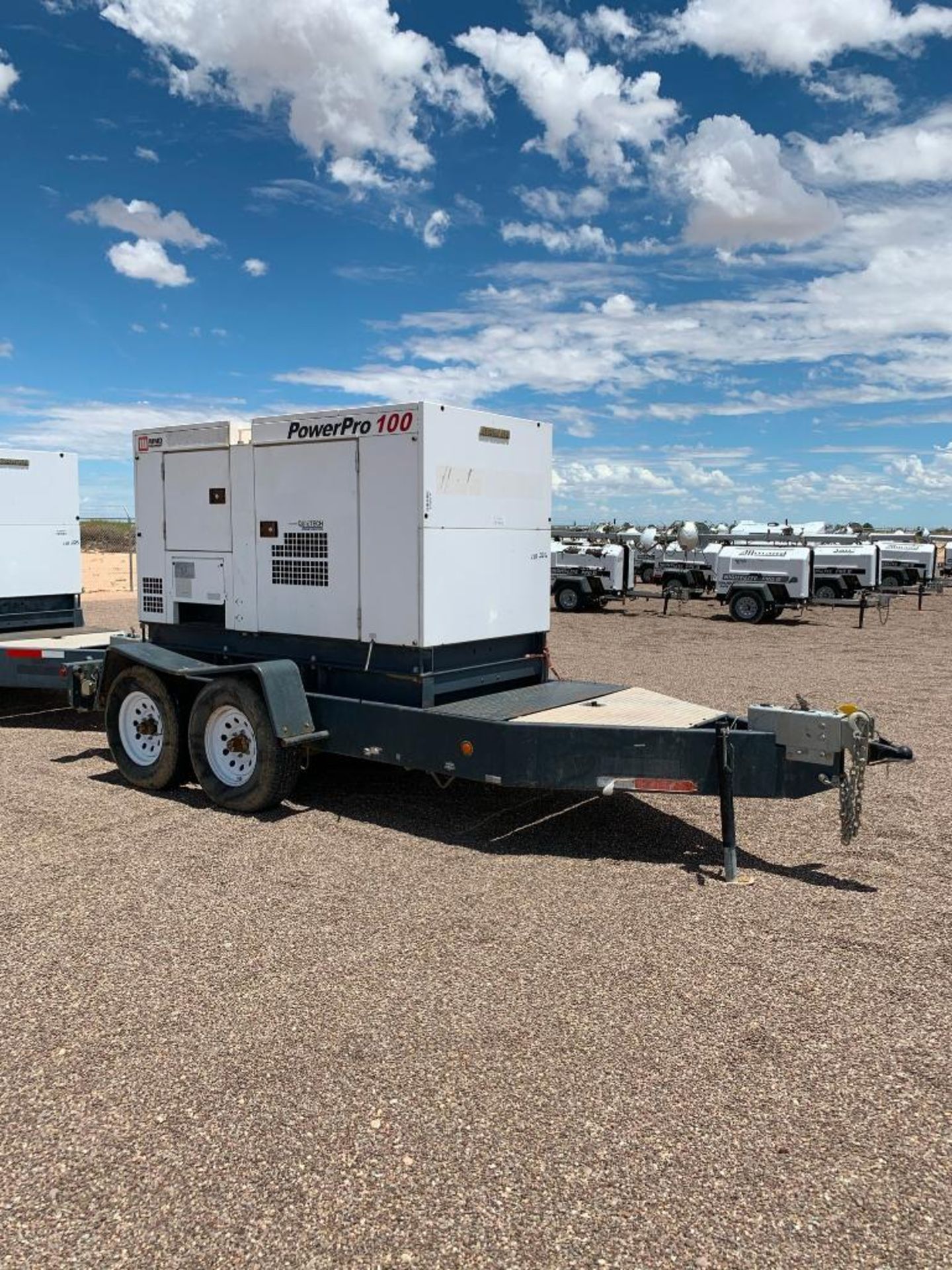 2013 MMD PG100DD 100 KVA TOWABLE GENERATOR, ISUZU DIESEL ENGINE, UNIT# NA-1538B10168, VIN# 5UABU1615 - Image 2 of 9