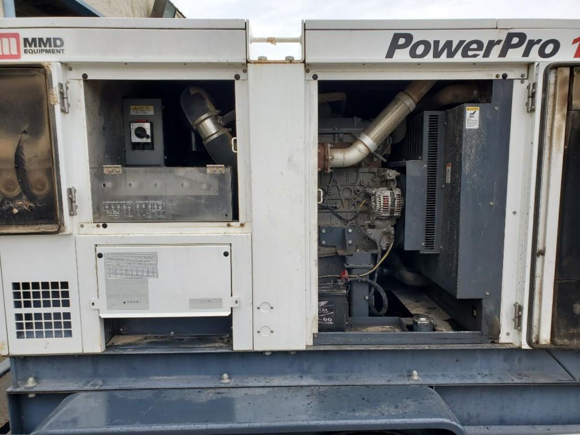 2013 MMD PG100DD 100 KVA TOWABLE GENERATOR, UNIT# NA-1538B10171, ISUZU DIESEL ENGINE, 49,165 APPROXI - Image 5 of 7