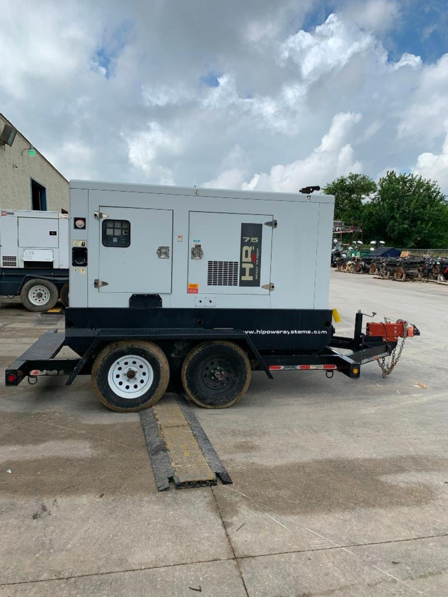 2014 HI POWER PG70DD 75KVA TOWABLE GENERATOR, UNIT# NA-11400015, JOHN DEERE DIESEL ENGINE, VIN# 1M9P - Image 3 of 9