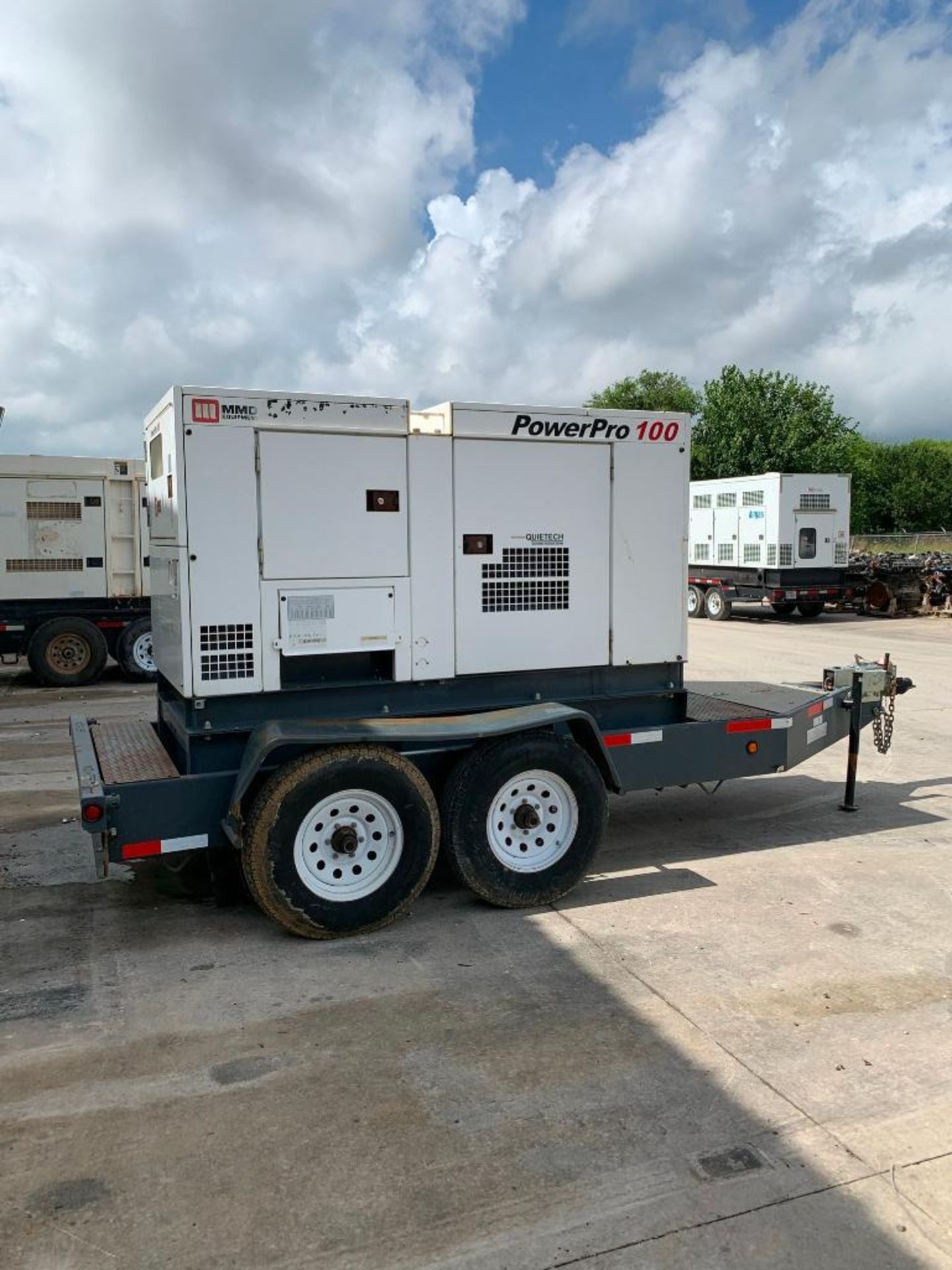 2013 MMD PG100DD 100 KVA TOWABLE GENERATOR, UNIT# NA-1538B10162, ISUZU DIESEL ENGINE, VIN# 5UABU1617 - Image 3 of 10