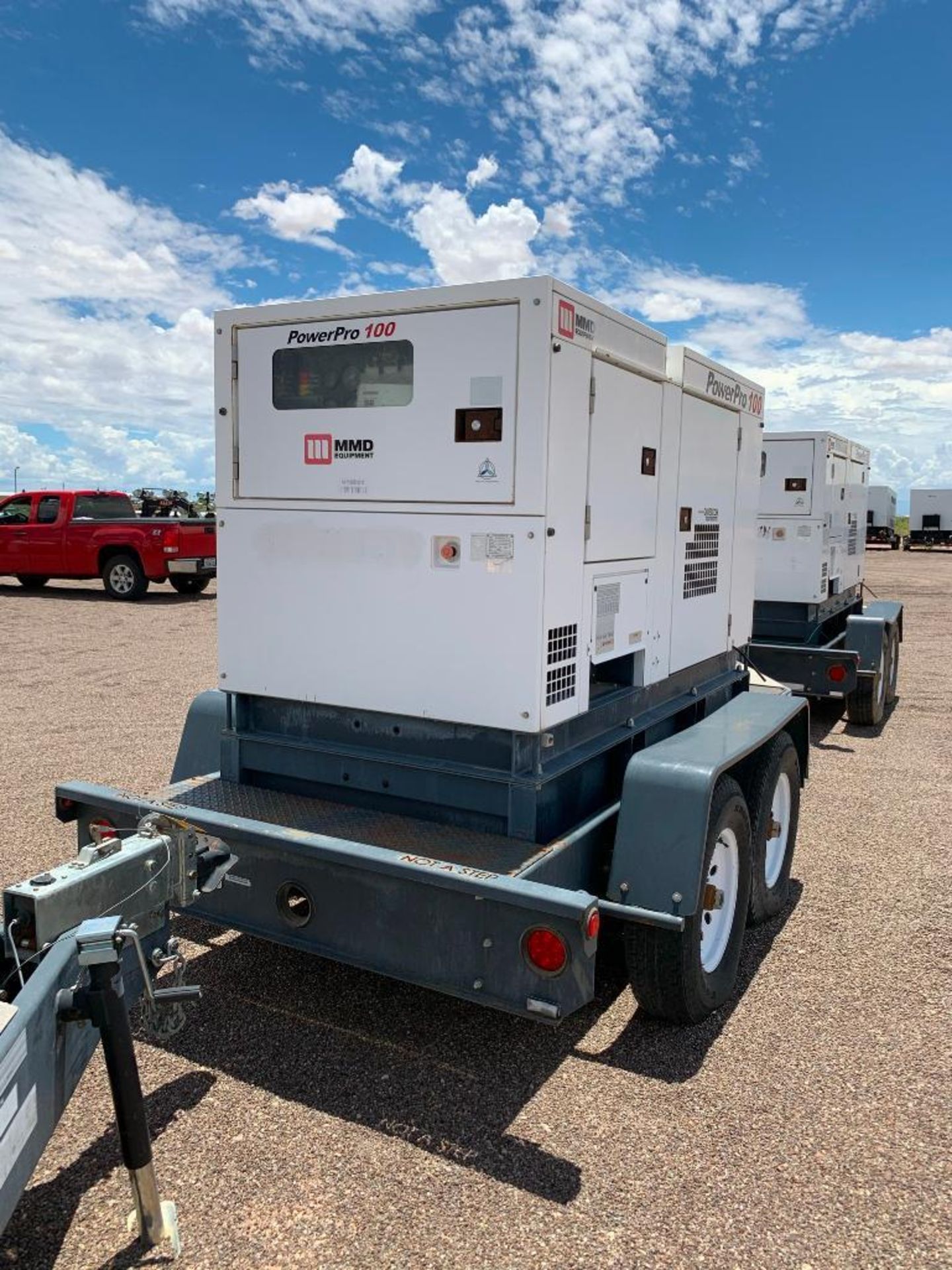 2013 MMD PG100DD 100 KVA TOWABLE GENERATOR, ISUZU DIESEL ENGINE, UNIT# NA-1538B10170, VIN# 5UABU1619 - Image 4 of 9