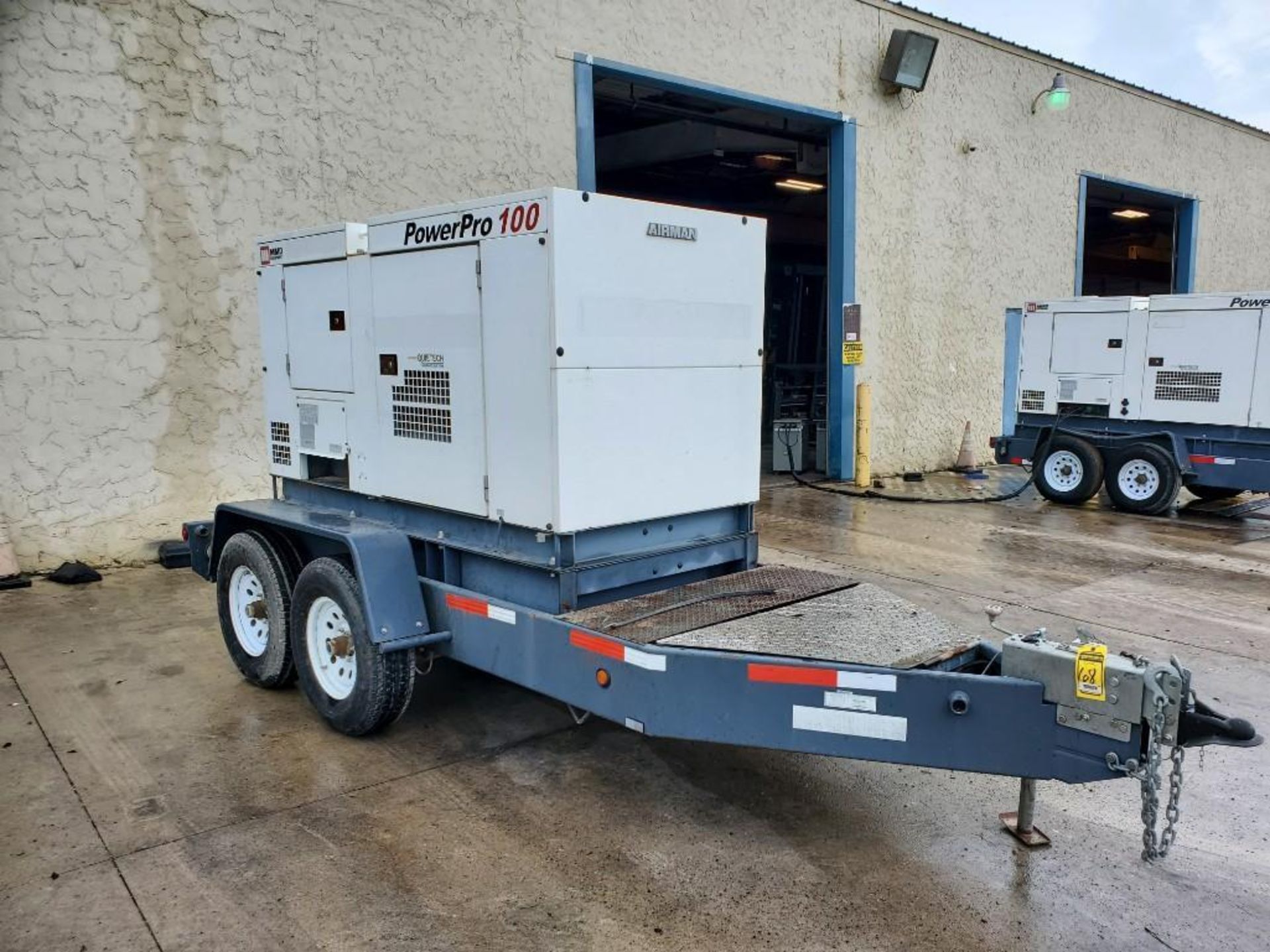 2013 MMD PG100DD 100 KVA TOWABLE GENERATOR, UNIT# NA-1538B10171, ISUZU DIESEL ENGINE, 49,165 APPROXI