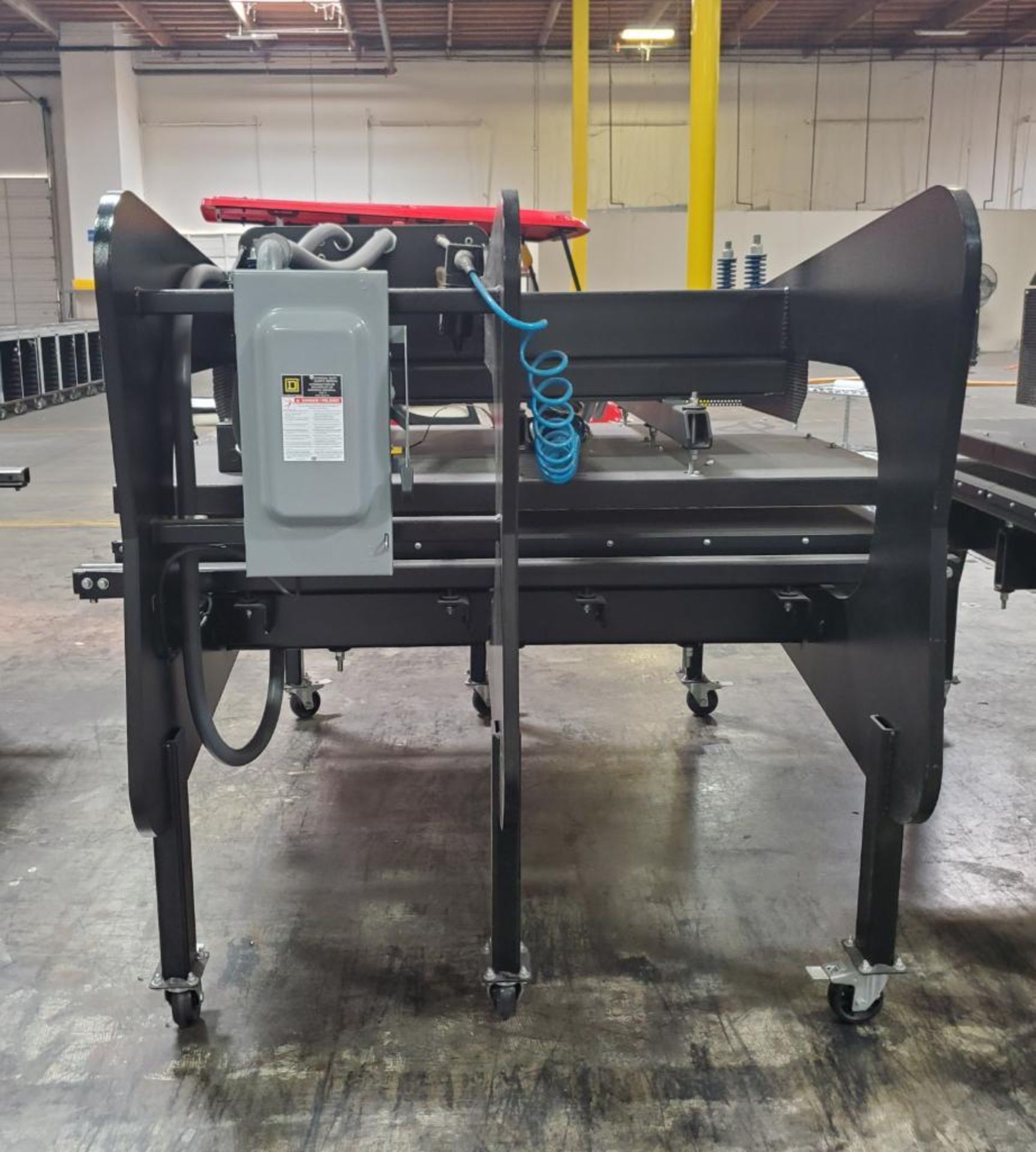 GEO-KNIGHT MAXI PRESS; 44'' X 64'' AUTOMATIC AIR/HEAT PRESSES, DUAL ZONE DRO, WITH INFEED/OUTFEED TA - Image 5 of 8