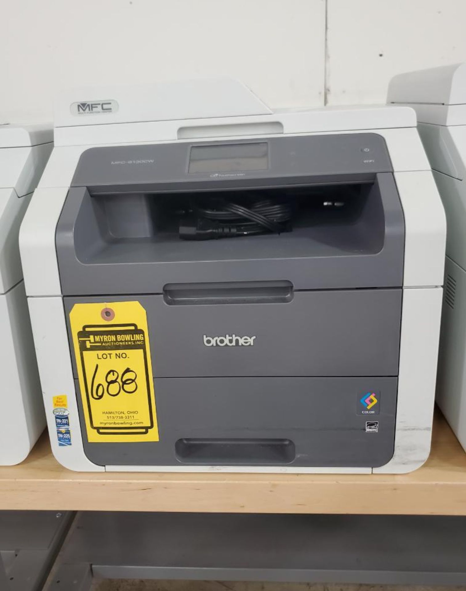 BROTHERS MULTI-FUNCTION CENTER PRINTER; MODEL MFC-9130CW