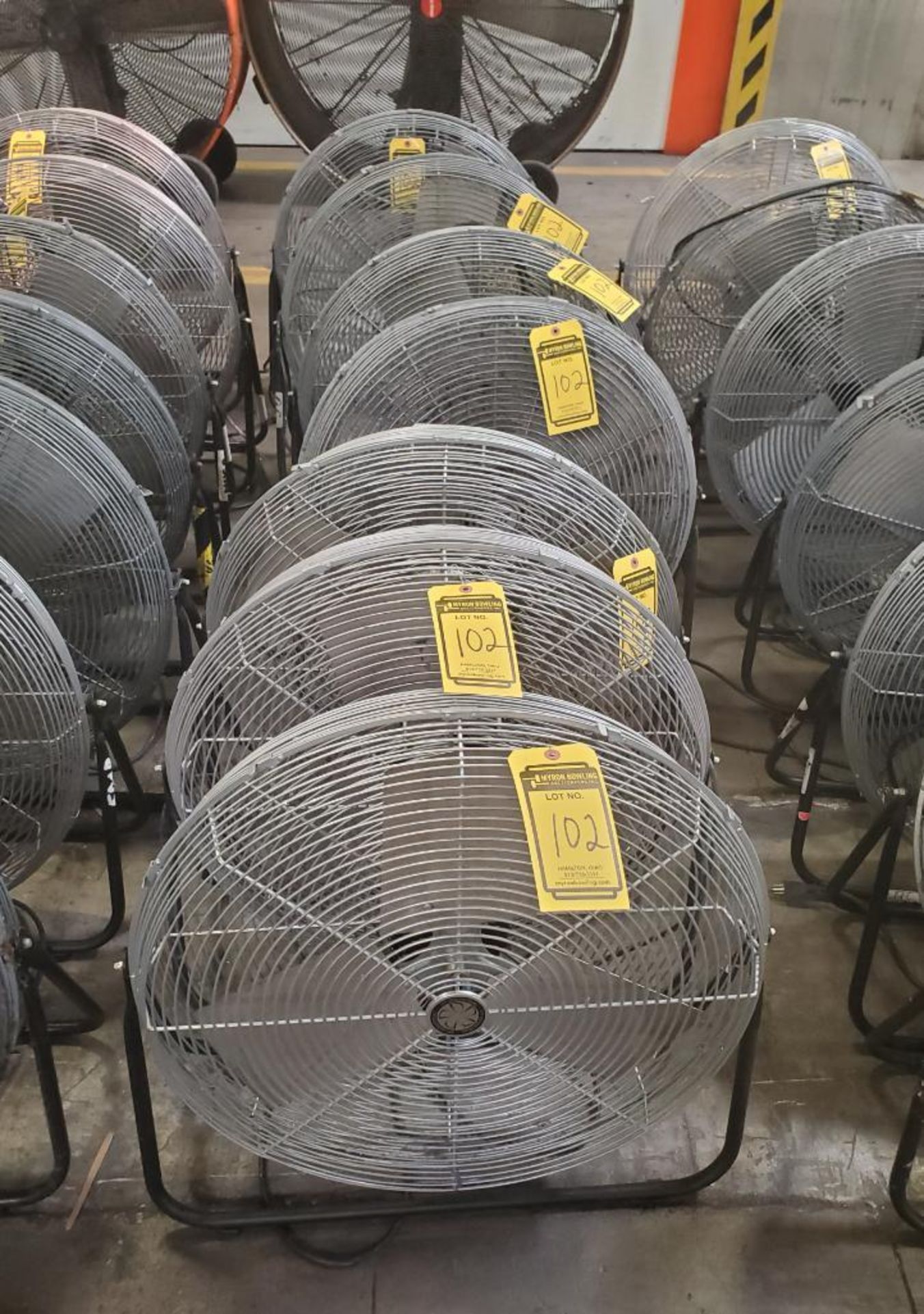 (7) TPI INDUSTRIAL 24'' FLOOR FANS