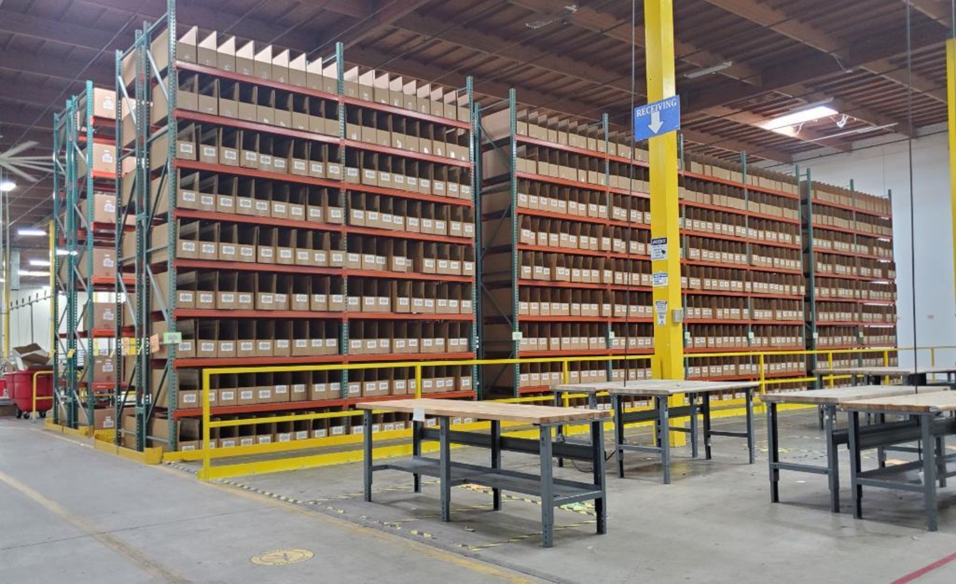 (32X) SECTIONS OF TEARDROP PALLET RACKING; 42'' DEEP X 8' WIDE x 24' TALL, 5,000 LB. MAX. WEIGHT, WI - Image 4 of 4