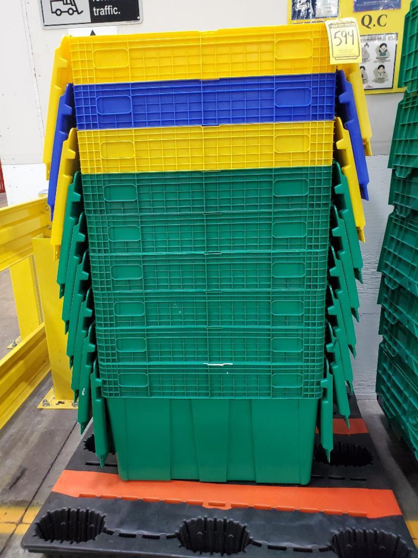 STORAGE CRATES; (2) SMALL, (9) MEDIUM, AND (9) LARGE - Image 2 of 2