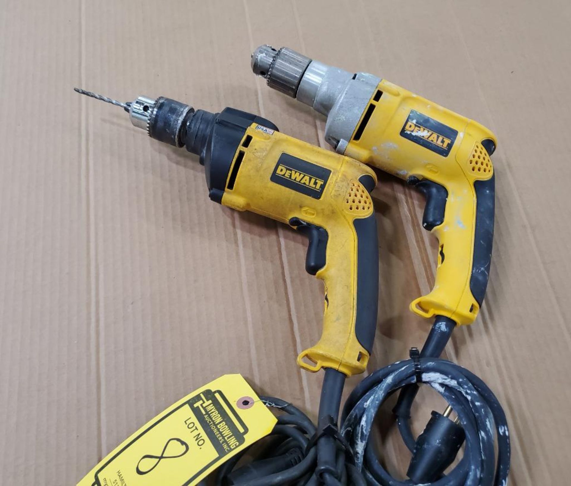 DEWALT ELECTRIC 1/2'' DRILL, MODEL DW235G, AND DEWALT ELECTRIC 1/2'' DRILL, MODEL DW511