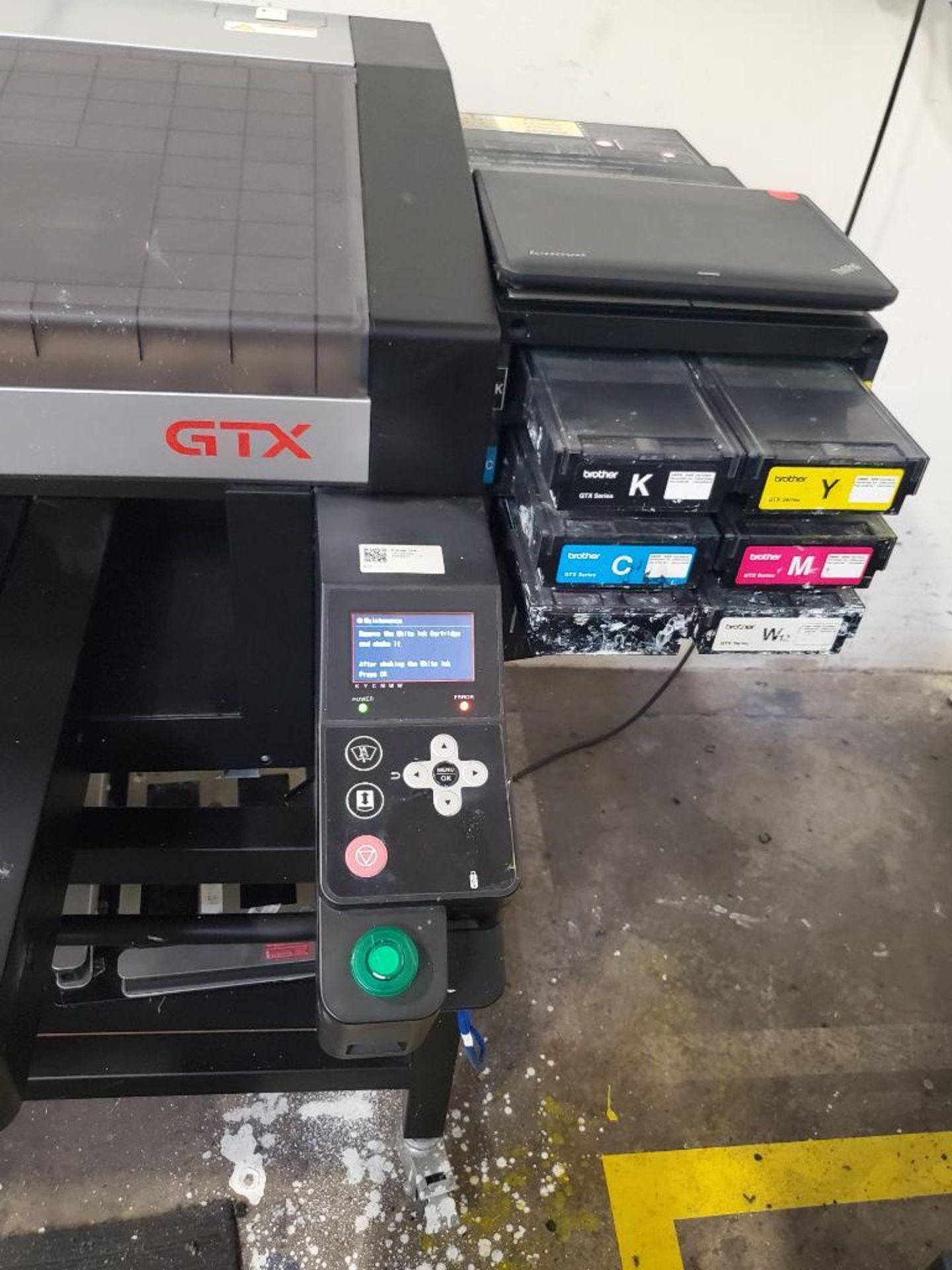 BROTHER GTX 422 DIRECT TO GARMENT PRINTER; WITH LENOVO THINKPAD, S/N A9930443 - Image 2 of 2