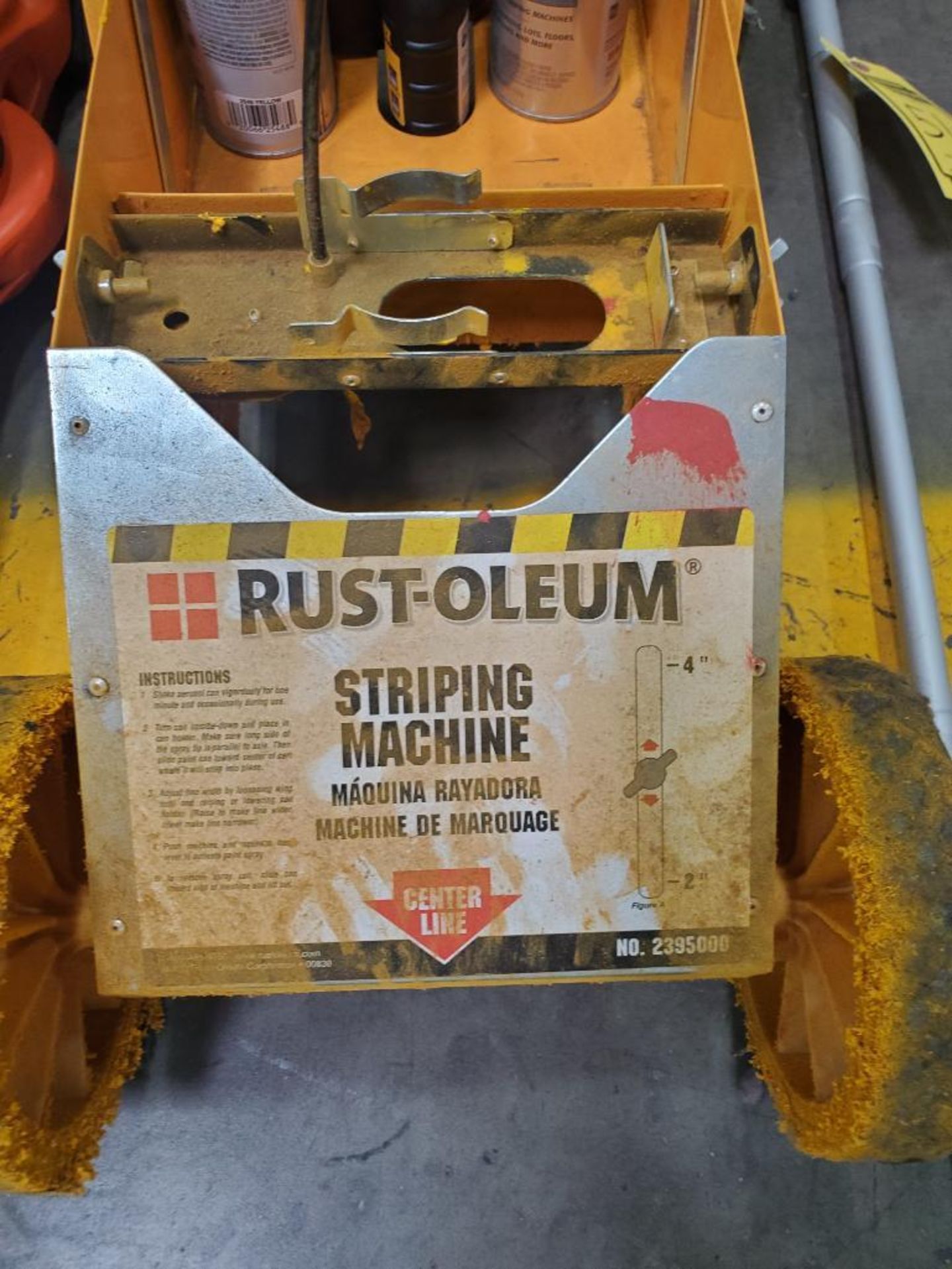 RUST-OLEUM STRIPPING MACHINE, LUFKIN MEASURING WHEEL, AND BLACK & DECKER BLOWER - Image 3 of 5