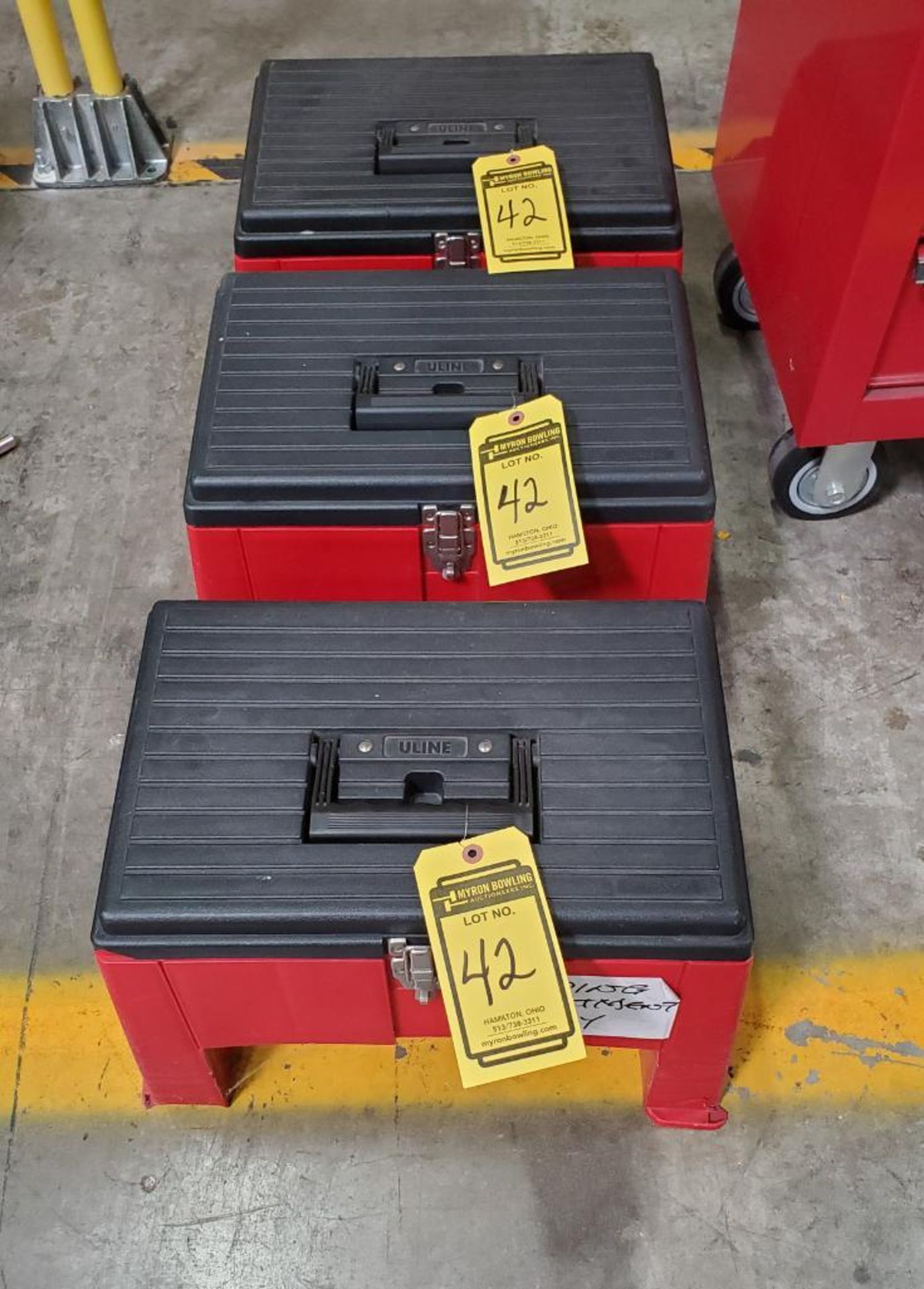 (3) STEP STOOL TOOLBOXES