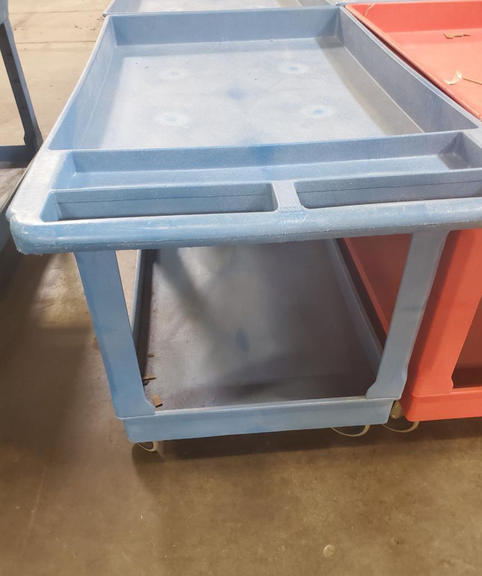 (8) ULINE PLASTIC SHOP CARTS - Image 2 of 3