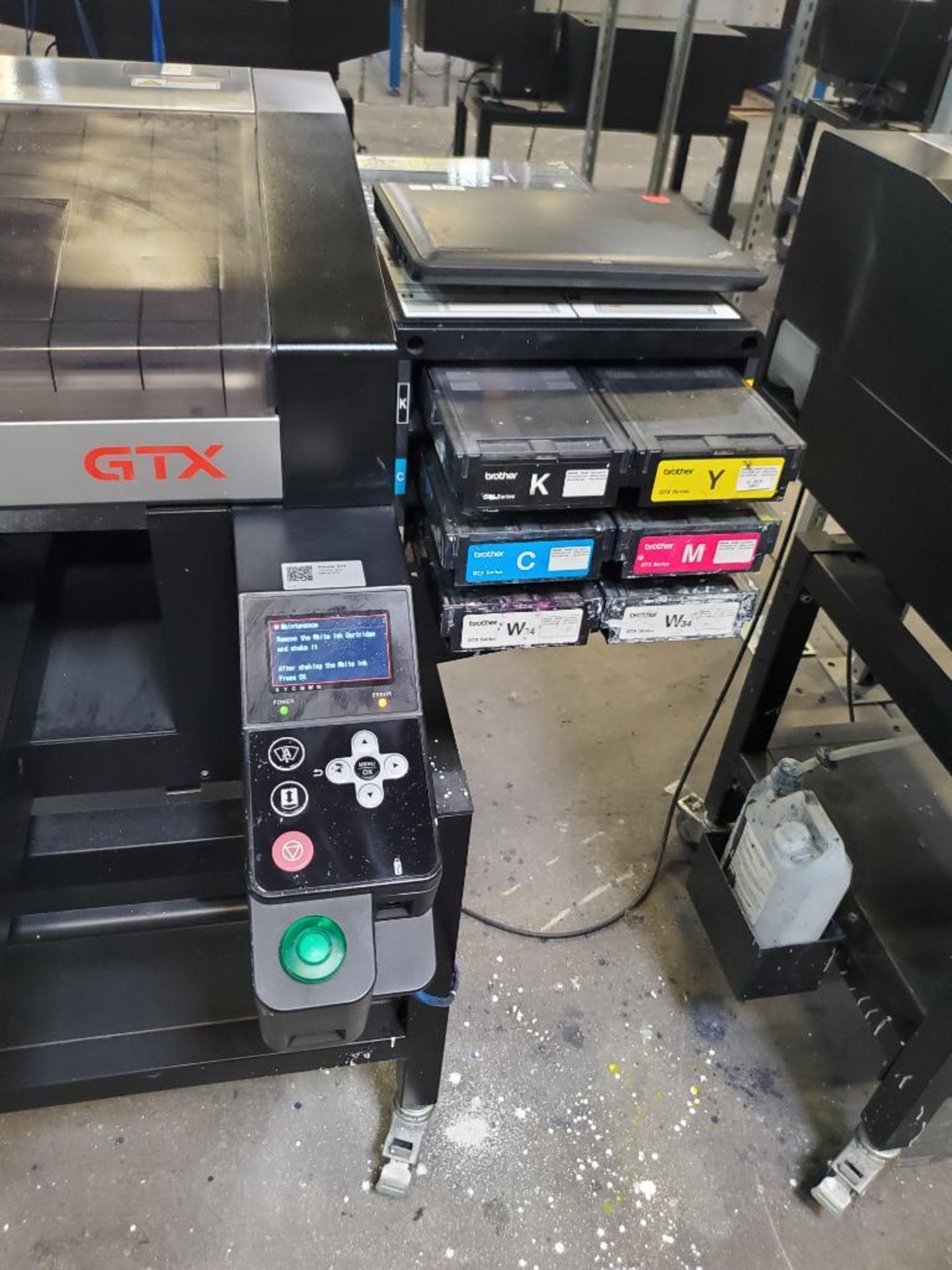 BROTHER GTX 422 DIRECT TO GARMENT PRINTER; WITH LENOVO THINKPAD, S/N M8930209, 33,701 PRINTS - Image 2 of 2