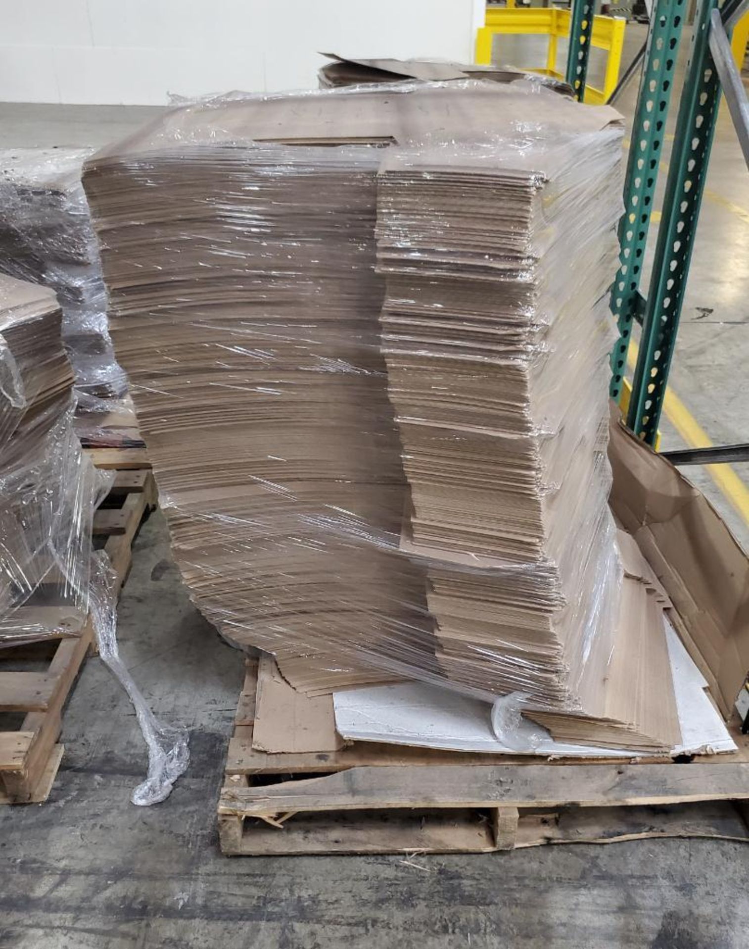(60) APPROX. SKIDS OF SELECTION OF PRESS SHIRT CARDBOARD CUT OUTS & GENERAL CORRUGATED PRODUCT