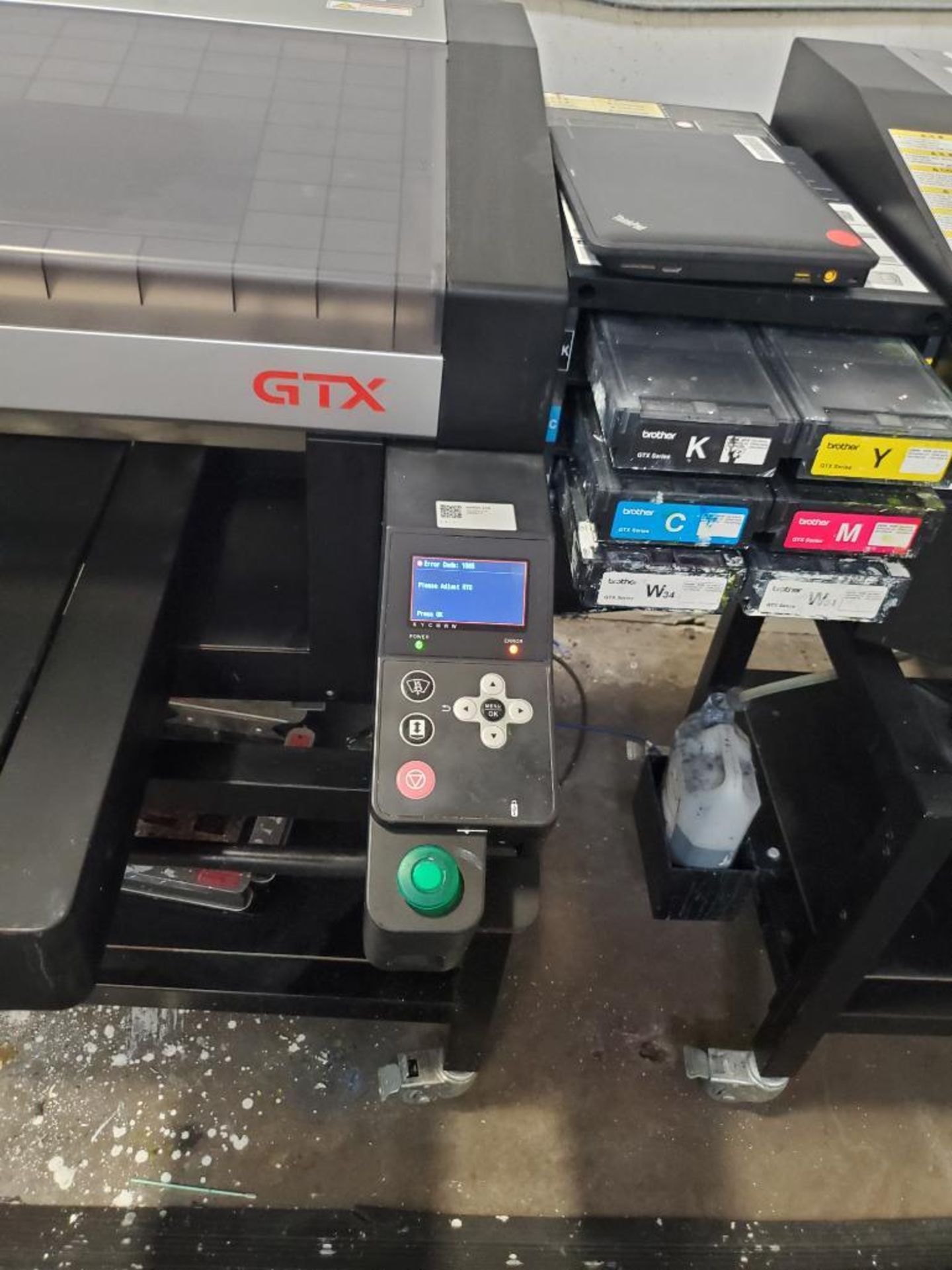 BROTHER GTX 422 DIRECT TO GARMENT PRINTER; WITH LENOVO THINKPAD, S/N L8929777 - Image 2 of 2