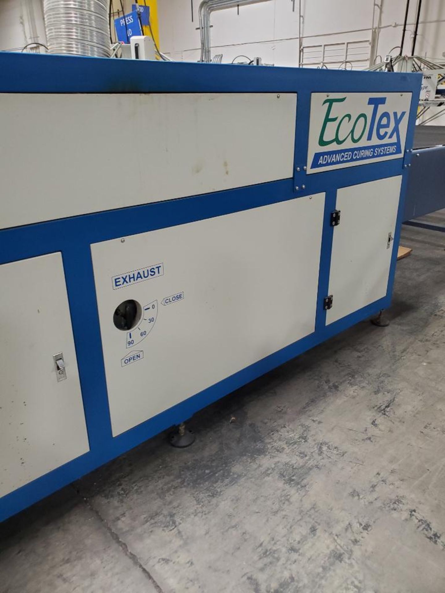 ADELCO ECO-TEX ADVANCED CURING SYSTEM PASS THROUGH DRYER; MODEL ET180G-XP-5, S/N ET180G-XP-N-15+30+2 - Image 5 of 9