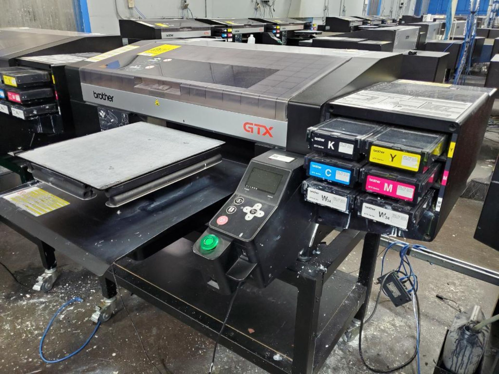 BROTHER GTX-422 GARMENT PRINTER, S/N G9931657, 14-1/2'' X 16-1/2'' TABLE, 70,807 TOTAL PRINT IMPRESS - Image 2 of 8