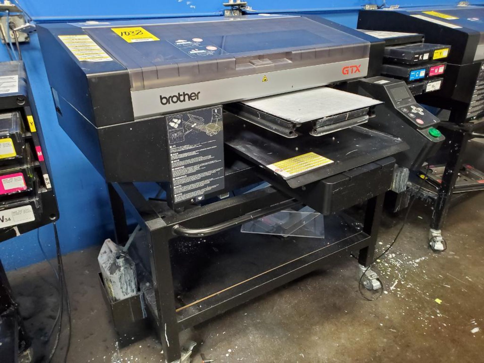 BROTHER GTX-422 GARMENT PRINTER, S/N G8928980, 14-1/2'' X 16-1/2'' TABLE, 76,046 TOTAL PRINT IMPRESS - Image 3 of 7