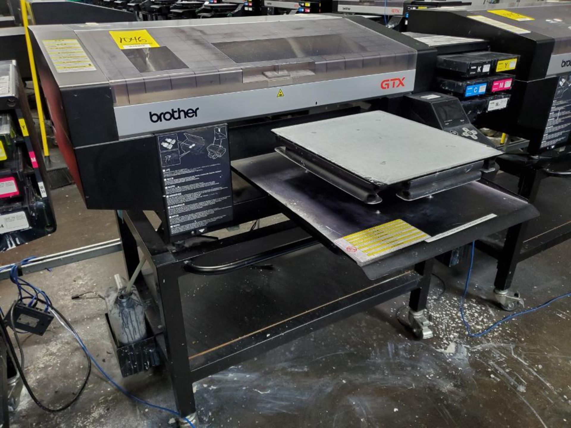 BROTHER GTX-422 GARMENT PRINTER, S/N D8928008, 14-1/2'' X 16-1/2'' TABLE, 83,671 TOTAL PRINT IMPRESS - Image 3 of 8