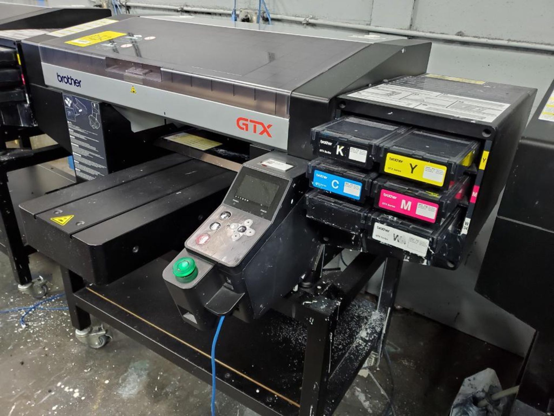 BROTHER GTX-422 GARMENT PRINTER, S/N E993136, 14-1/2" X 16-1/2" TABLE, 80,034 TOTAL PRINT IMPRESSION - Image 2 of 8