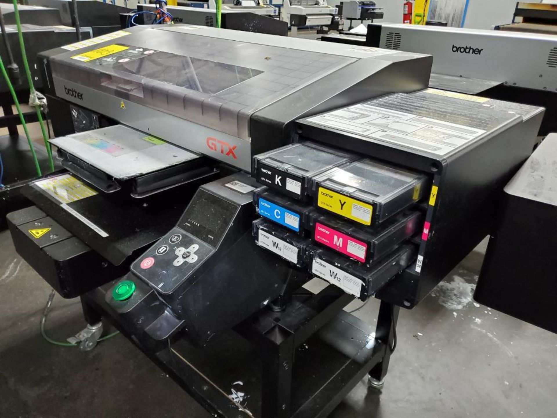 BROTHER GTX-422 GARMENT PRINTER, S/N G9931652, 14-1/2'' X 16-1/2'' TABLE, (NO SCANNER), 63,427 TOTAL - Image 3 of 6
